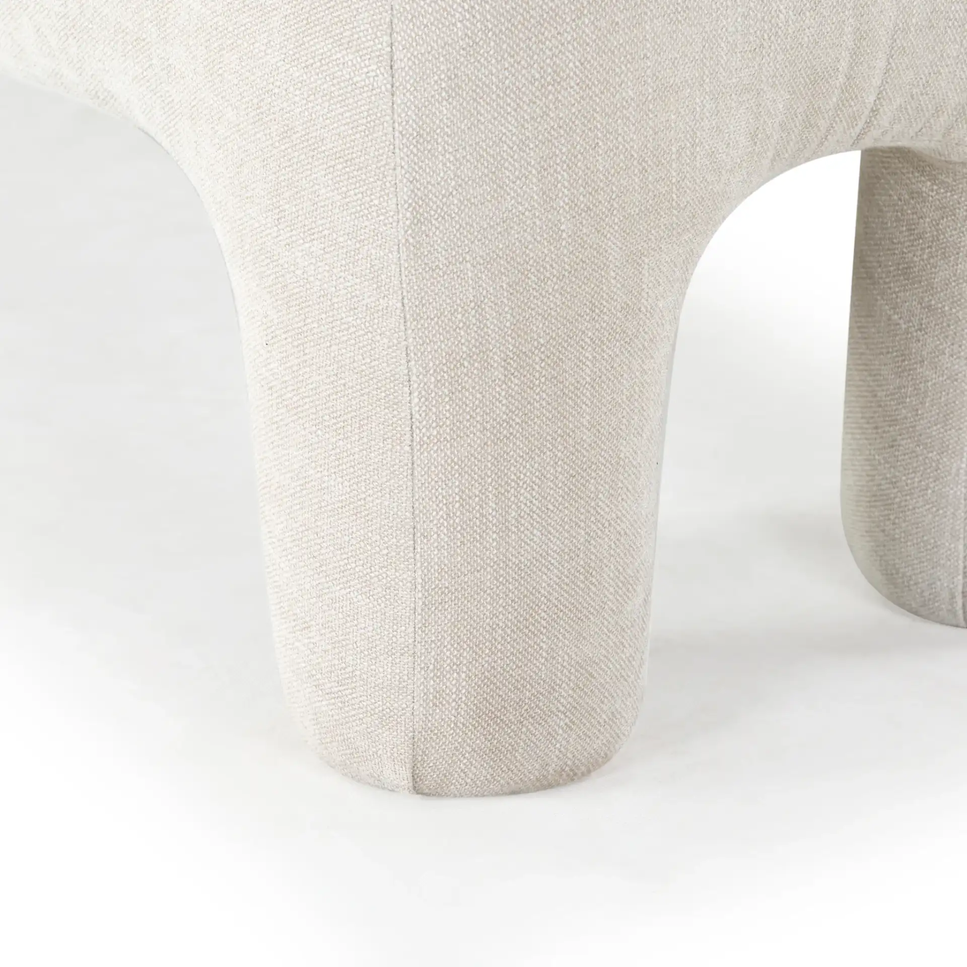 Tamlyn Bench in Beige, detail view