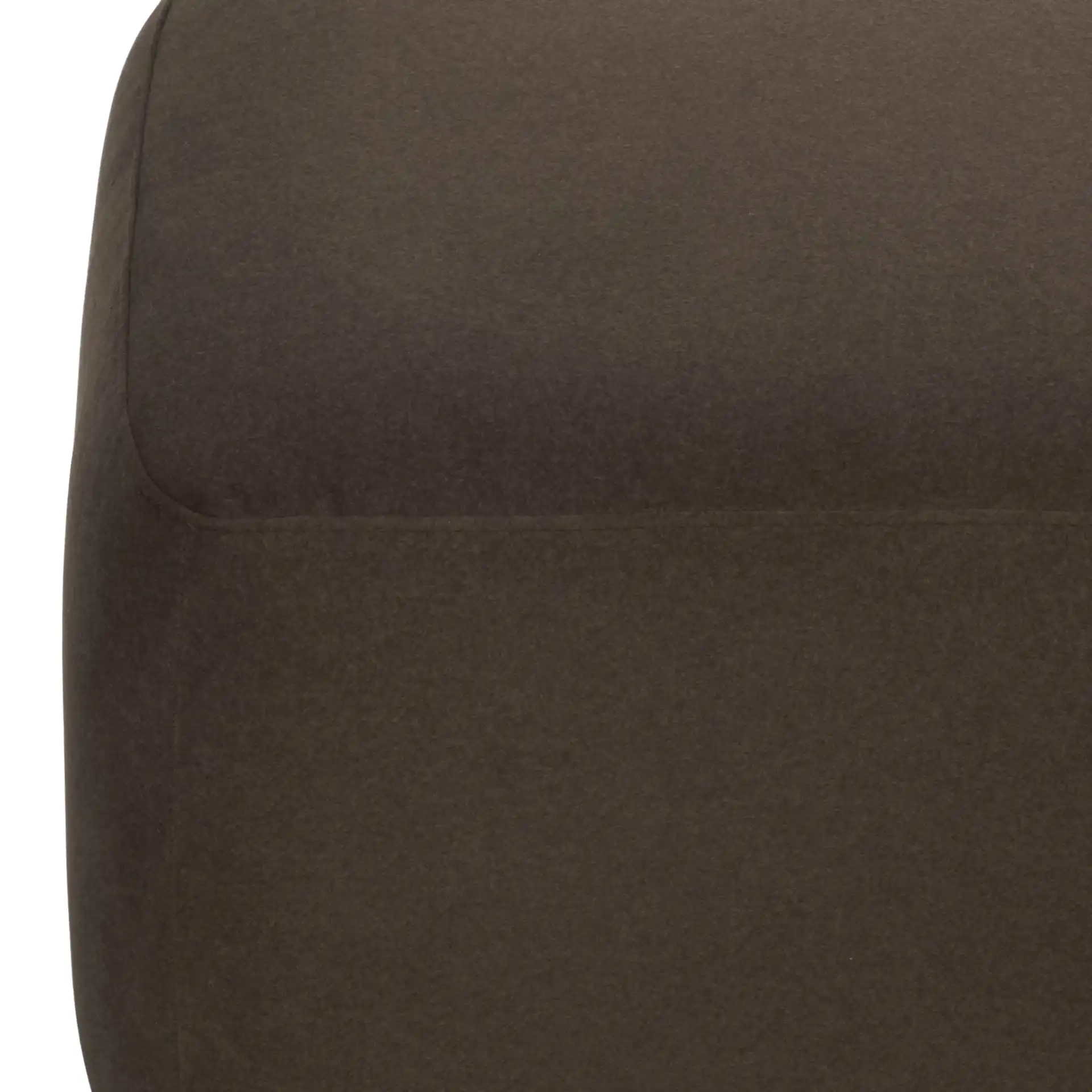 Tessamaria Velvet Bench in Brown in a styled room