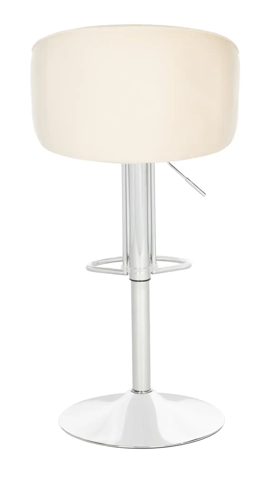 Ellsworth Adjustable Barstool in Light Gray, detail view