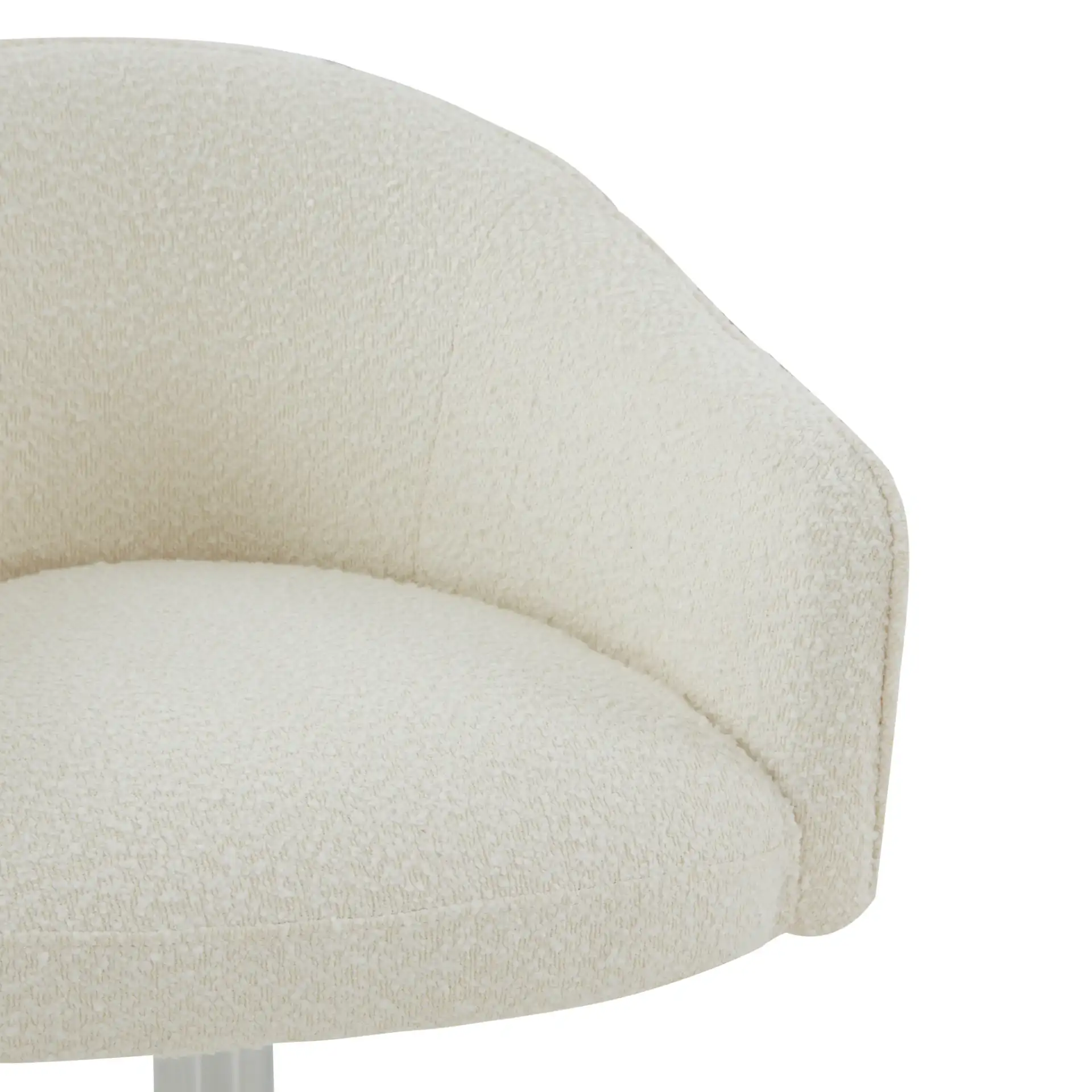 Ellsworth Adjustable Barstool in Light Gray in a styled room
