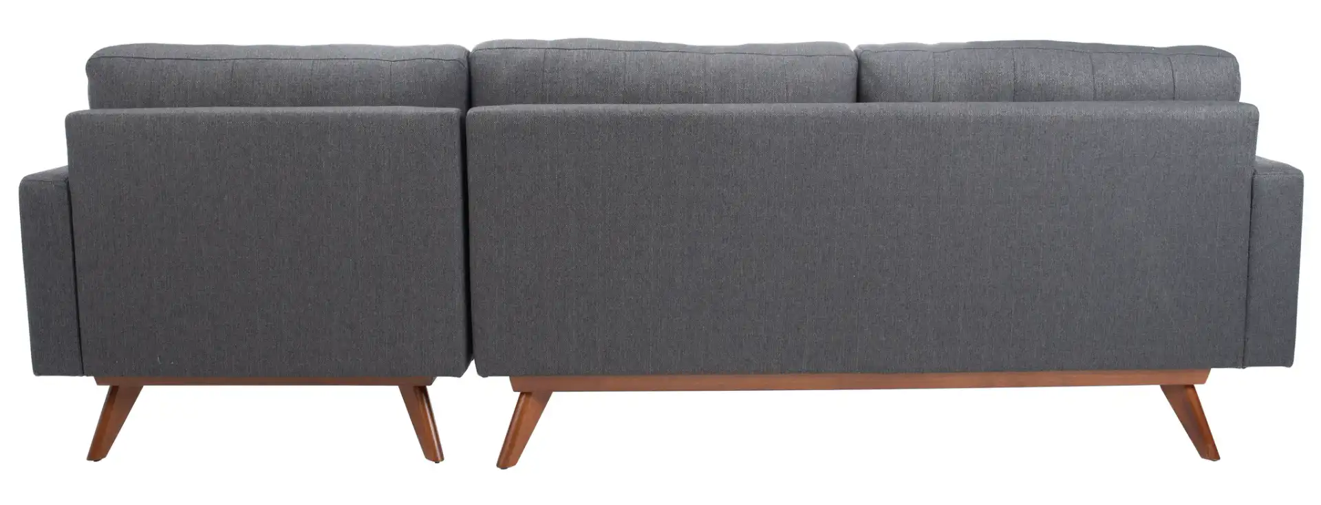 Gneiss Modern Sectional Sofa in Slate / Grey, detail view