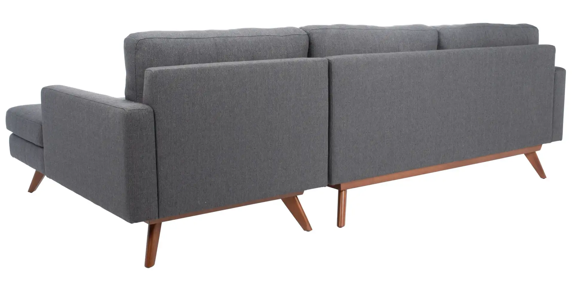 Gneiss Modern Sectional Sofa in Slate / Grey, detail view