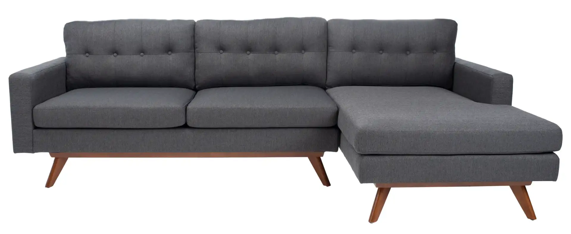Gneiss Modern Sectional Sofa in Slate / Grey