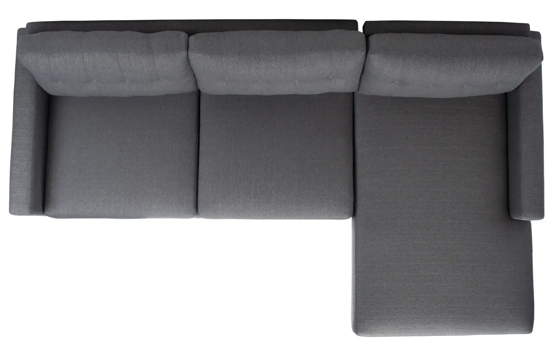 Gneiss Modern Sectional Sofa in Slate / Grey, detail view