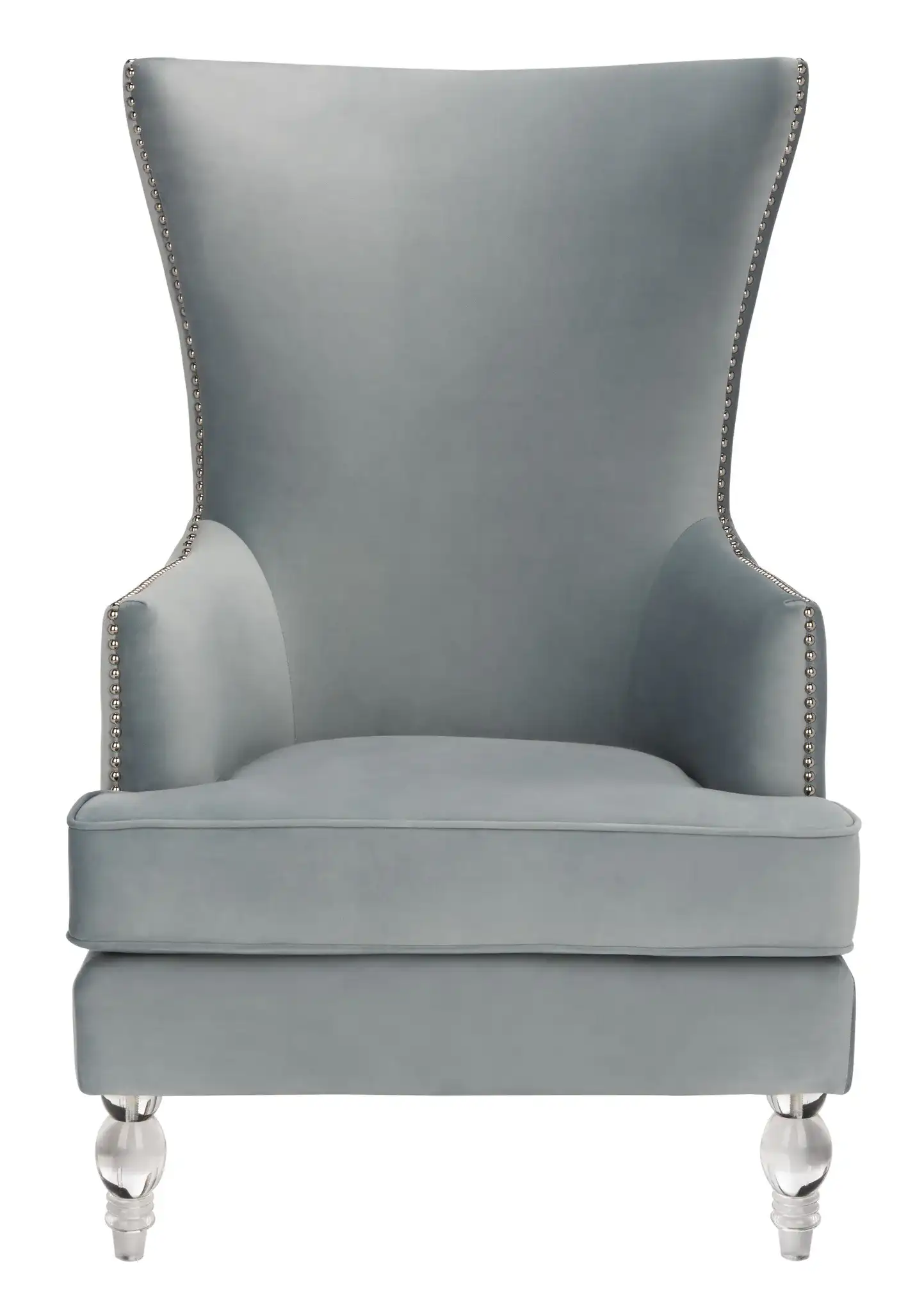 Geode Modern Wingback Chair in Black