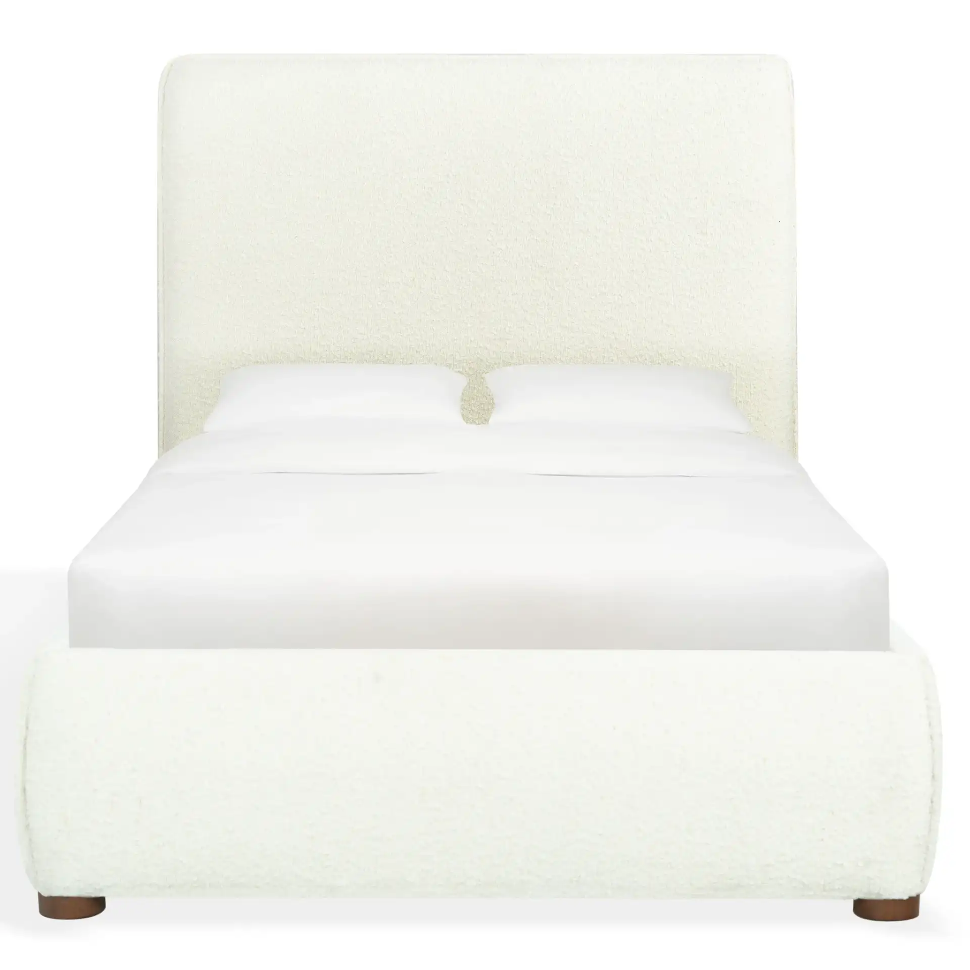 Callahan Bed in Brown / Walnut, detail view