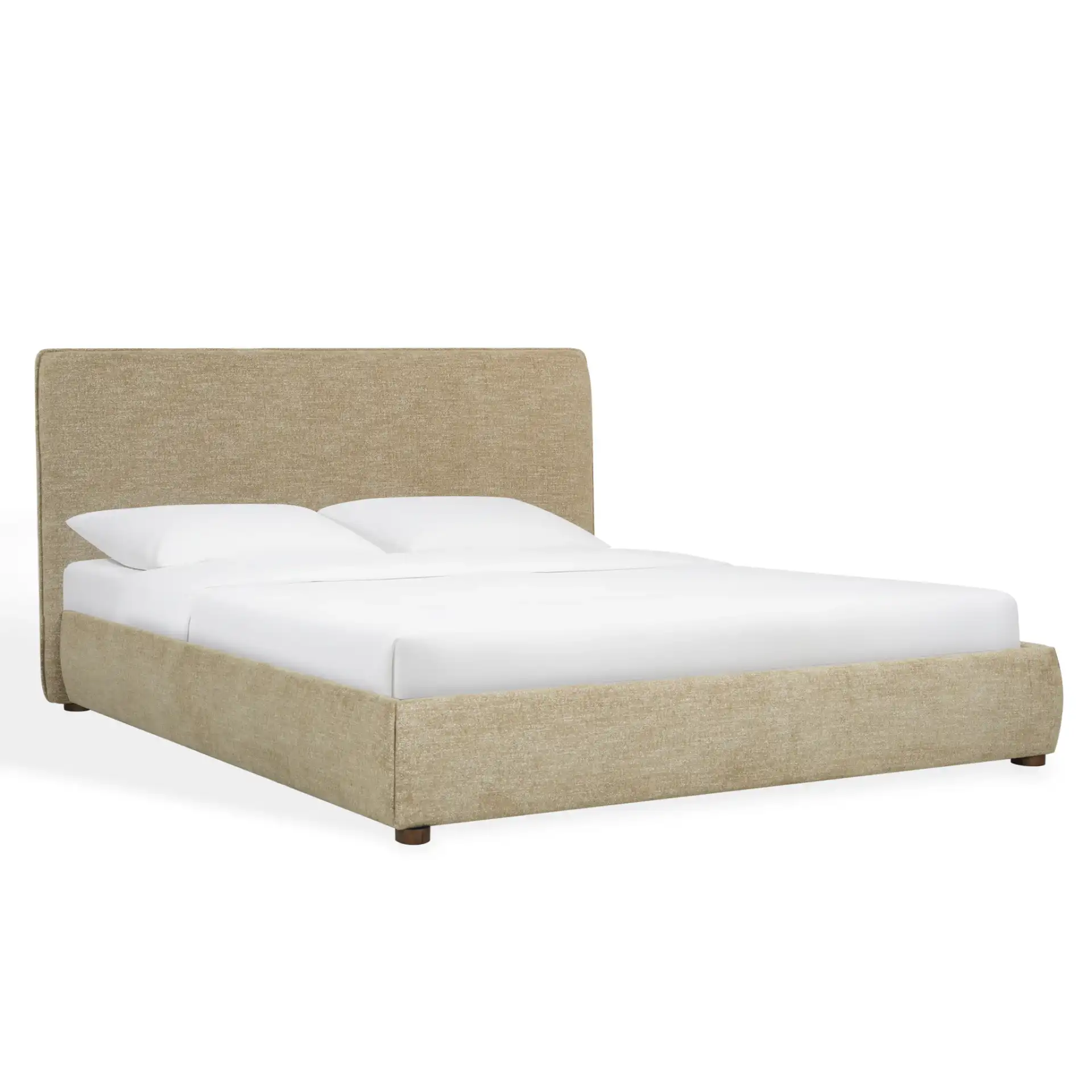 Callahan Bed in Brown / Walnut, detail view