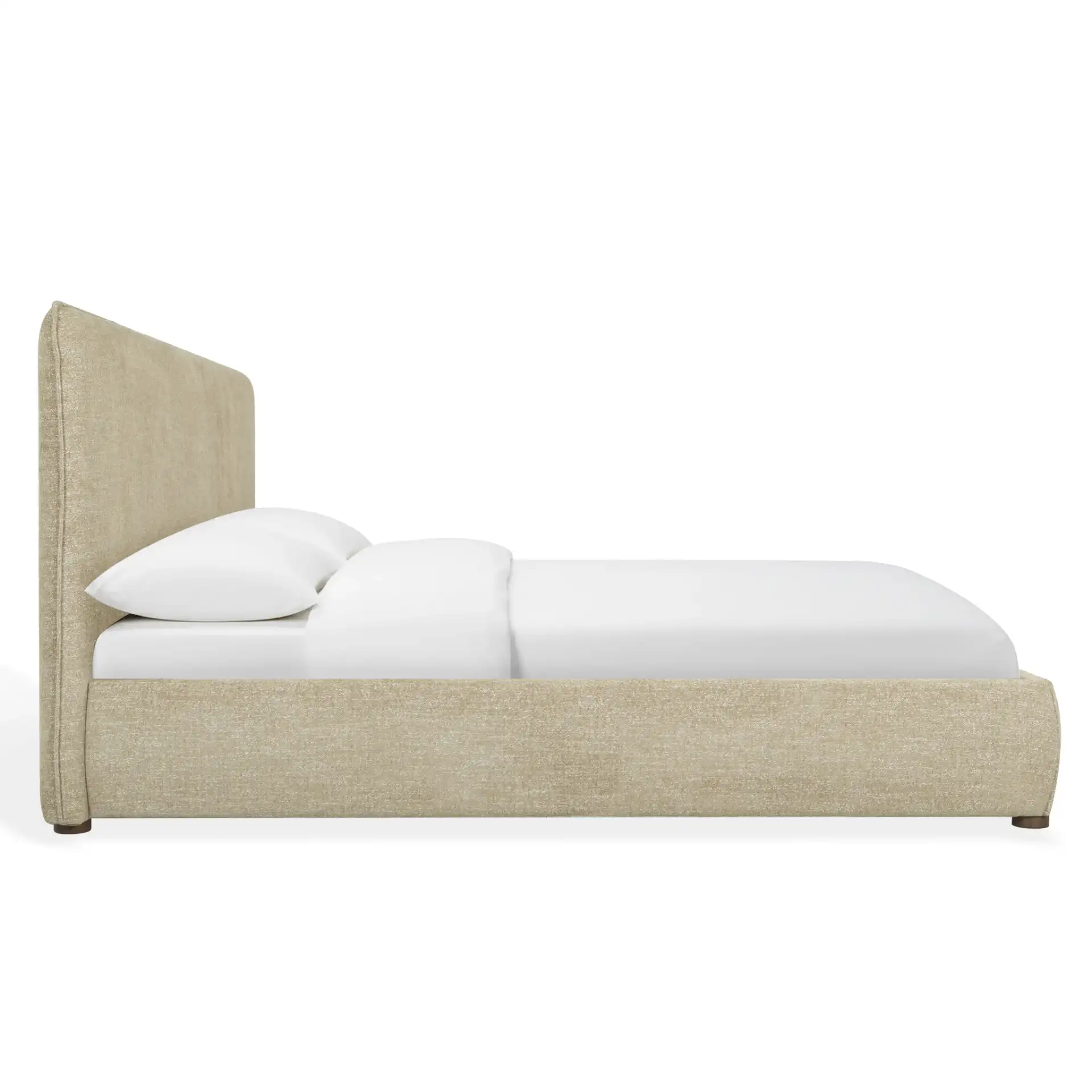 Callahan Bed in Brown / Walnut, detail view