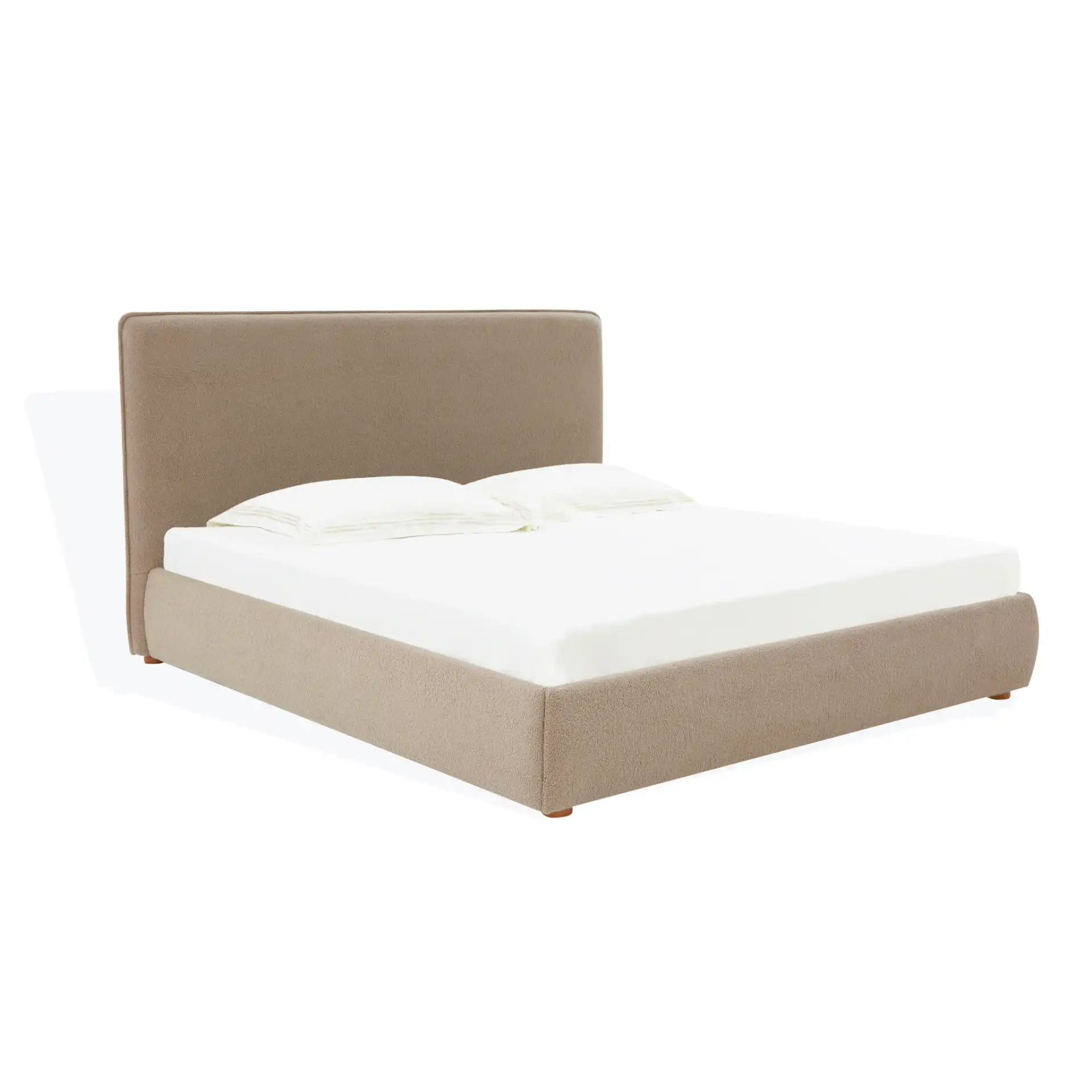 Callahan Bed in Brown / Walnut, detail view