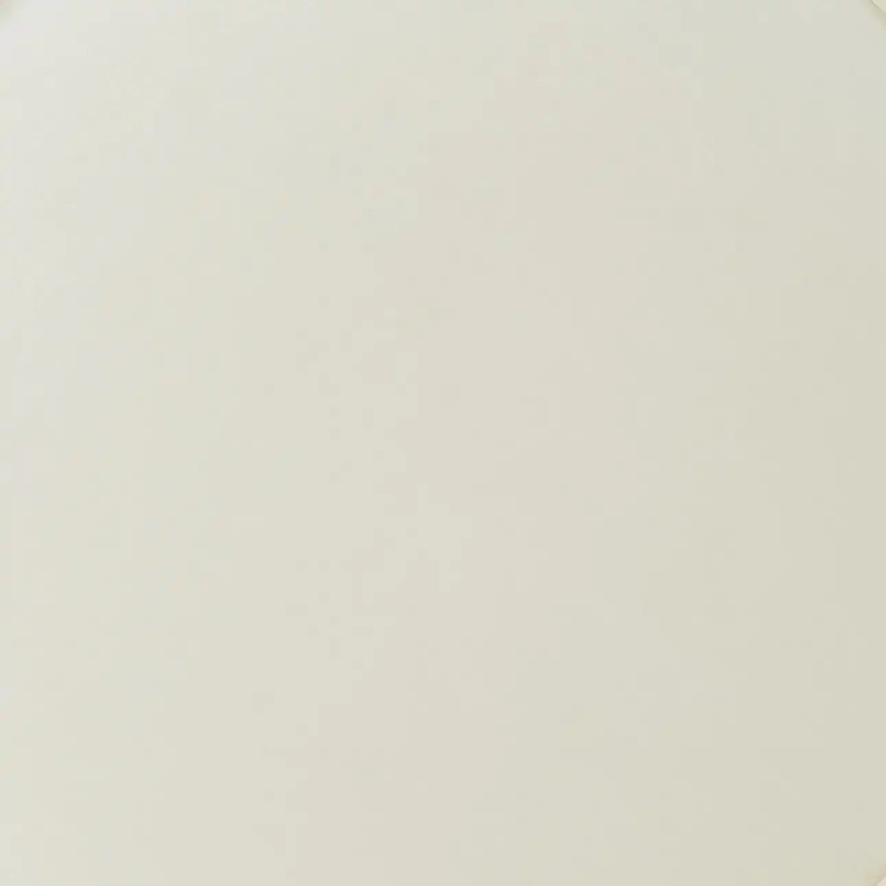 Sherrie Round Tufted Ottoman in Ivory / Walnut, detail view