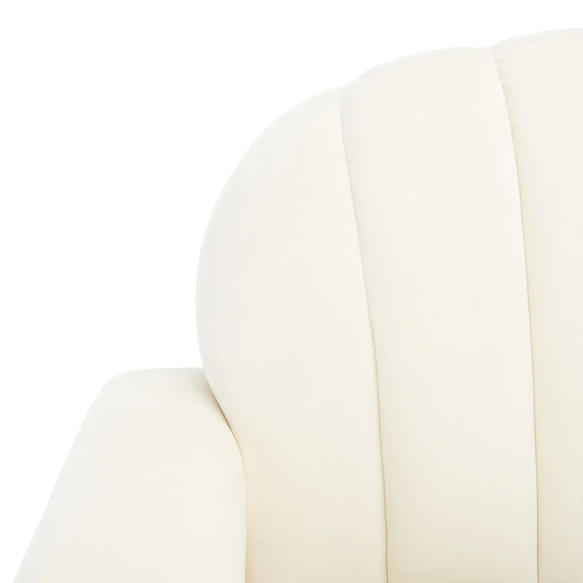 Josh Channel Tufted Chair in Black in a styled room