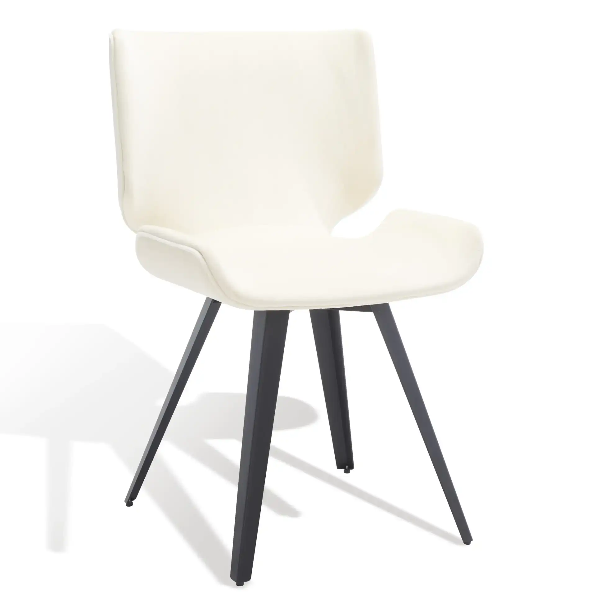 Matty Scandinavian Dining Chair in Cream