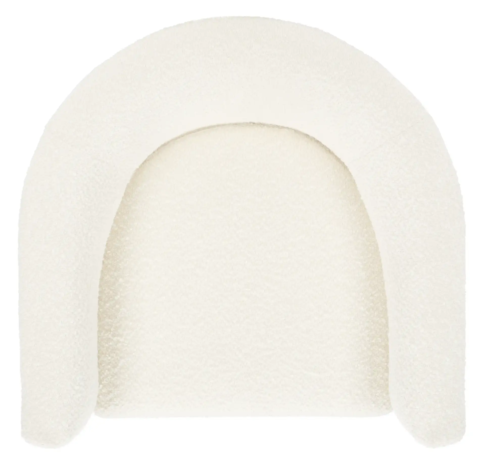 Gabby Barrel Back Accent Chair in Ivory / Silver, detail view