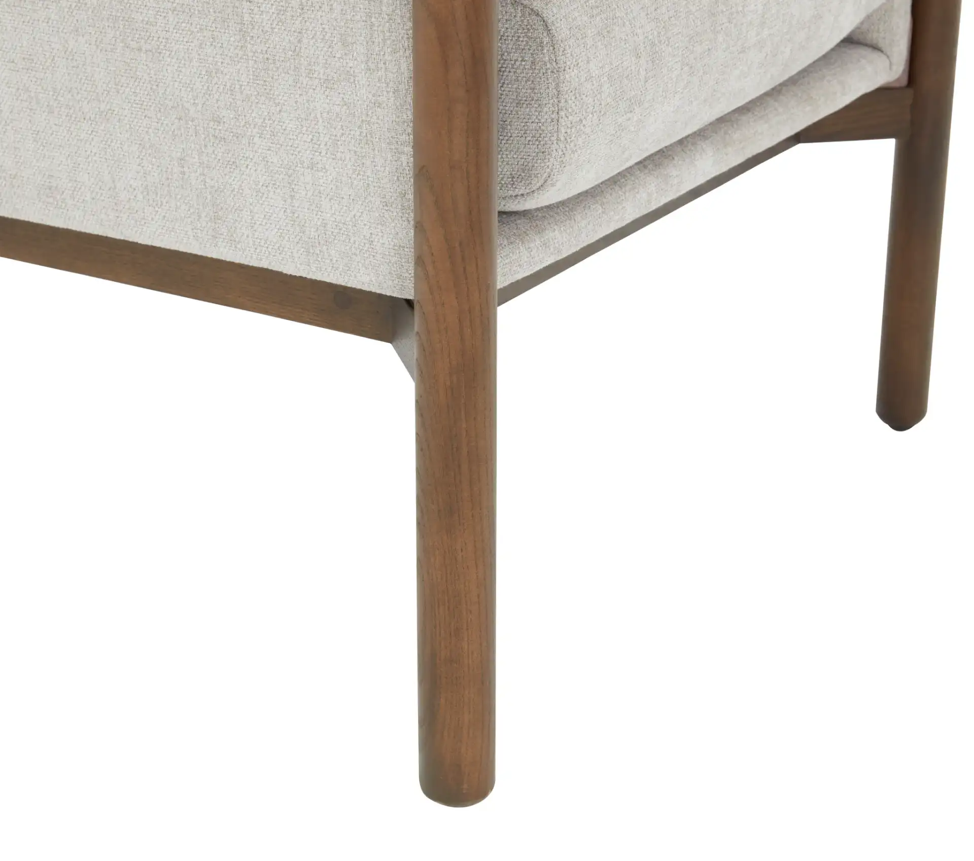 Daphanie Accent Chair in Gray in a styled room