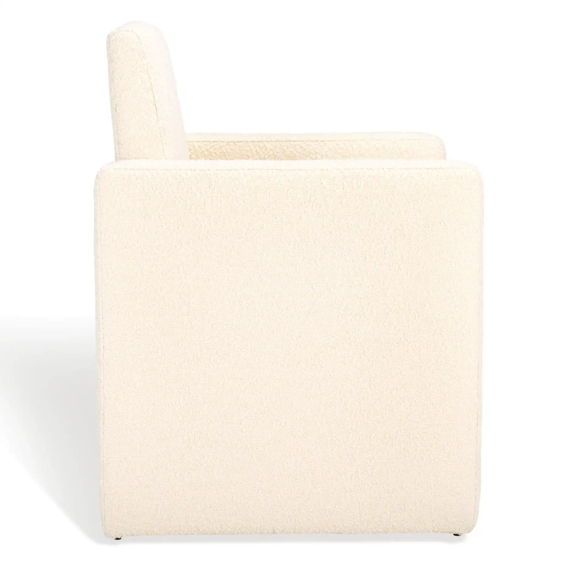 Maisey Dining Chair in Light Gray, detail view