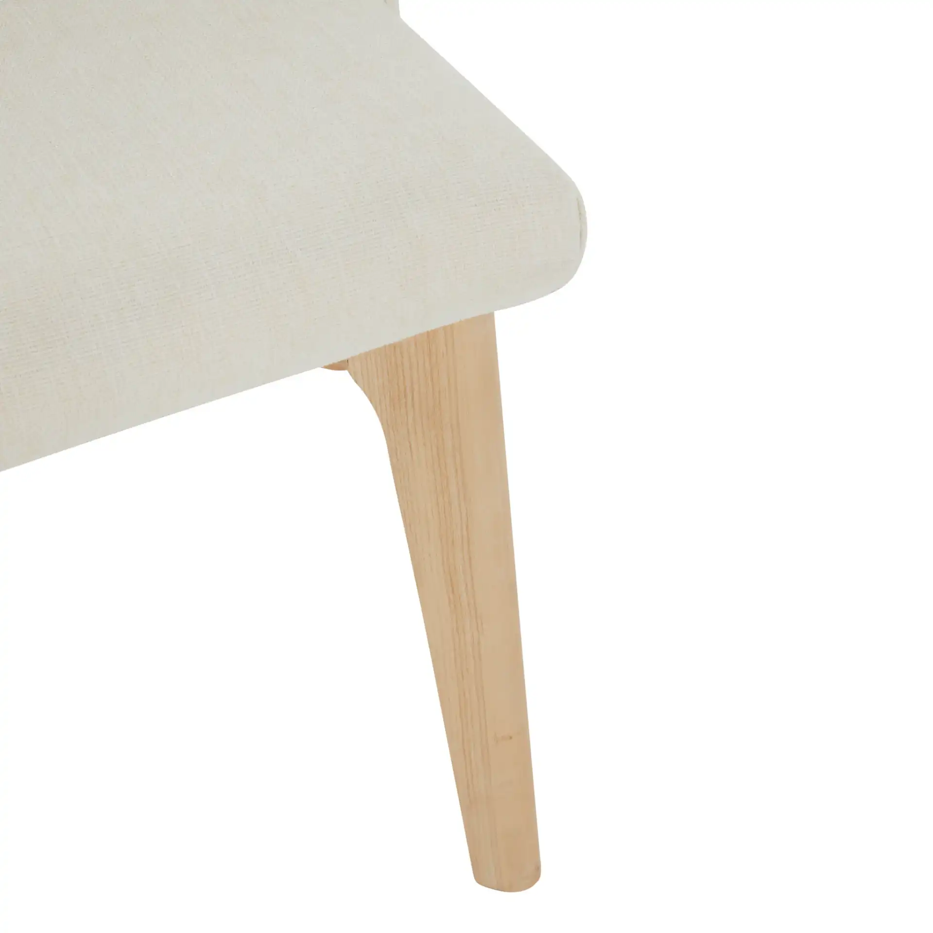 Rowland Linen Dining Chair in Gray / Black in a styled room