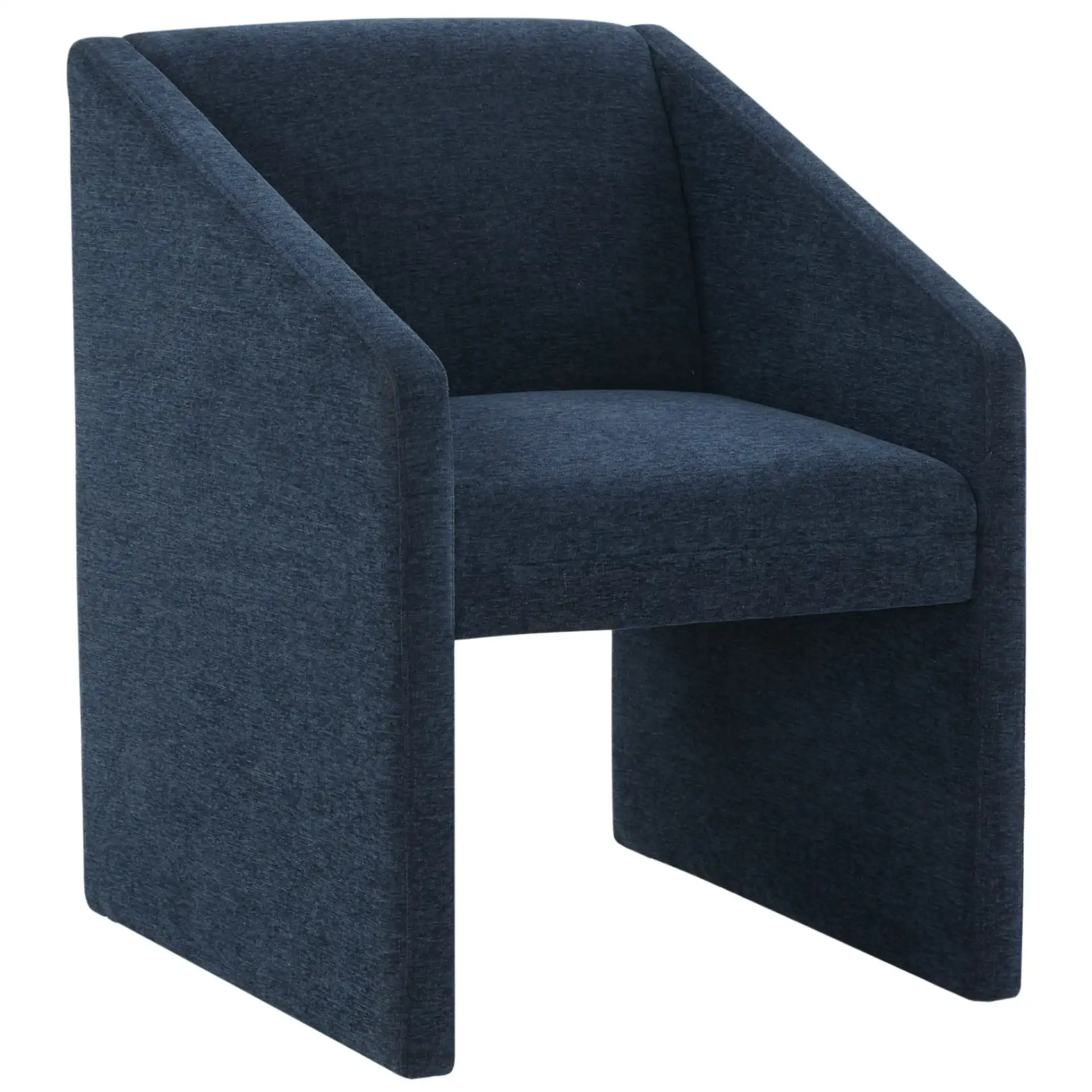 Liandra Upholstered Armchair in Cream, detail view
