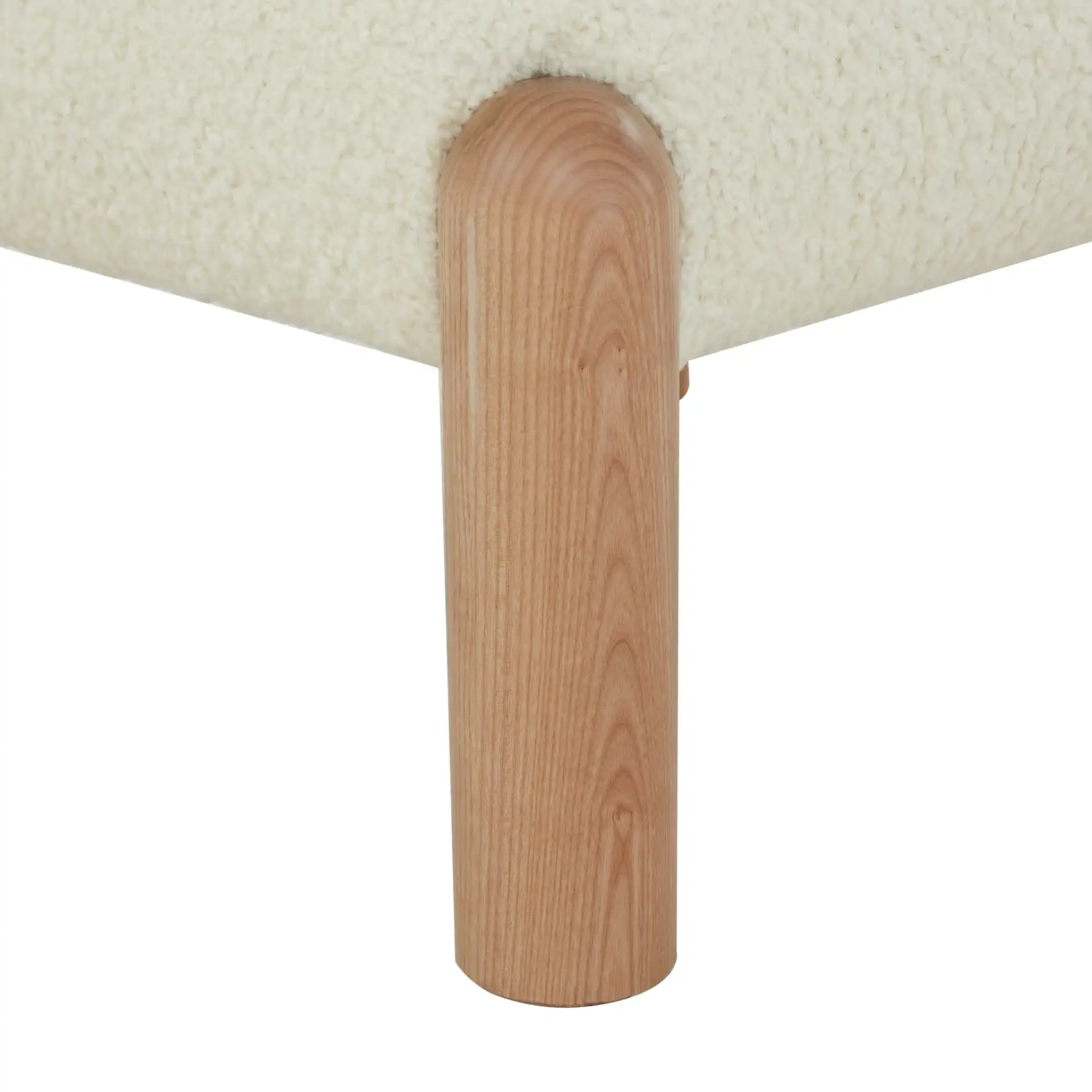 Rosabryna Accent Chair in Ivory / Black in a styled room