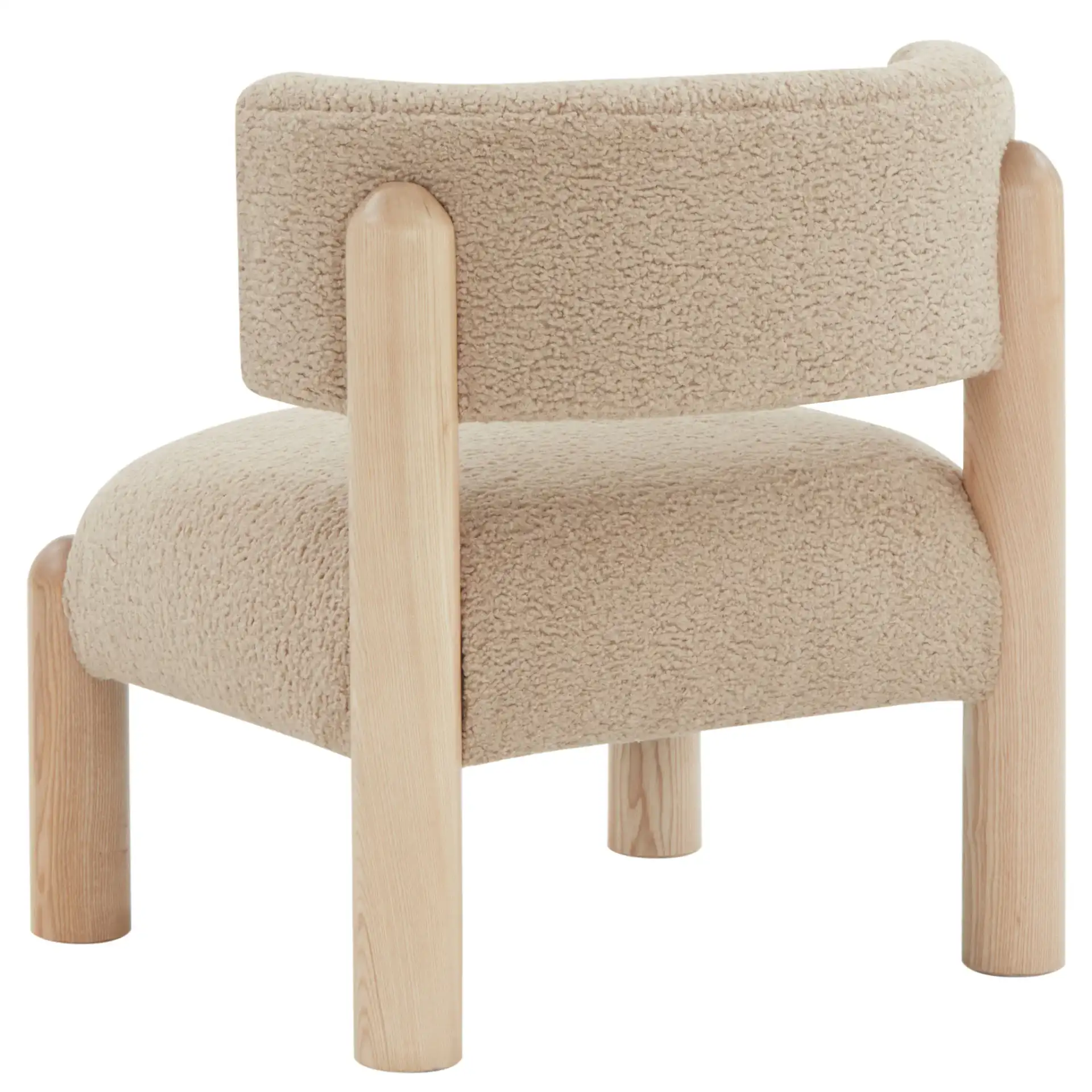 Rosabryna Accent Chair in Ivory / Black, detail view