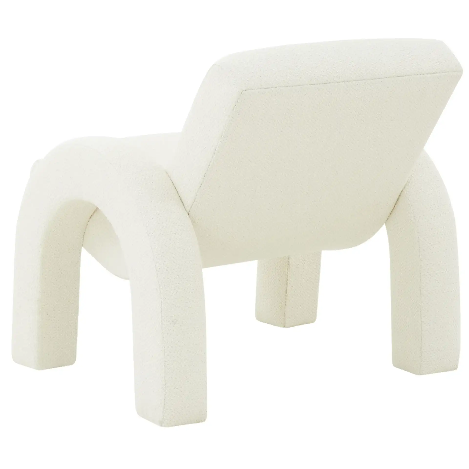 Marianne Accent Chair in Ivory, detail view