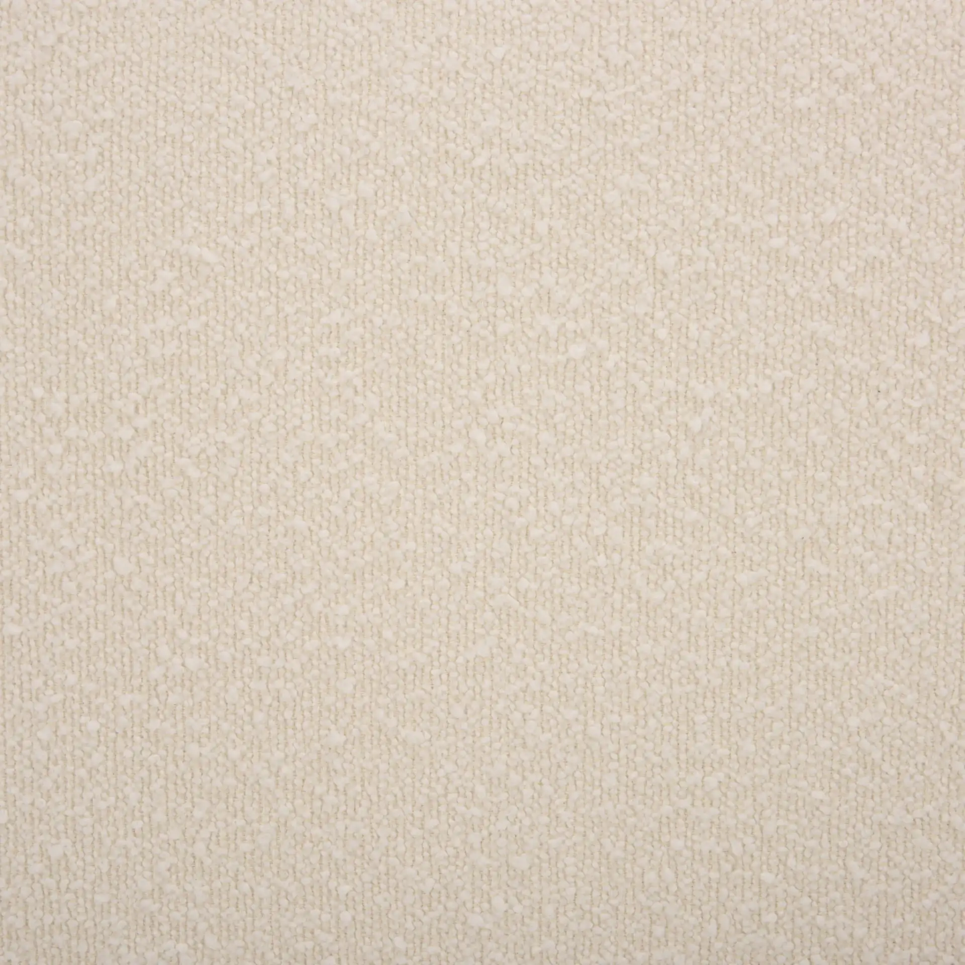 Leslienna Boucle One-Drawer Storage Bench in Ivory / Natural, detail view