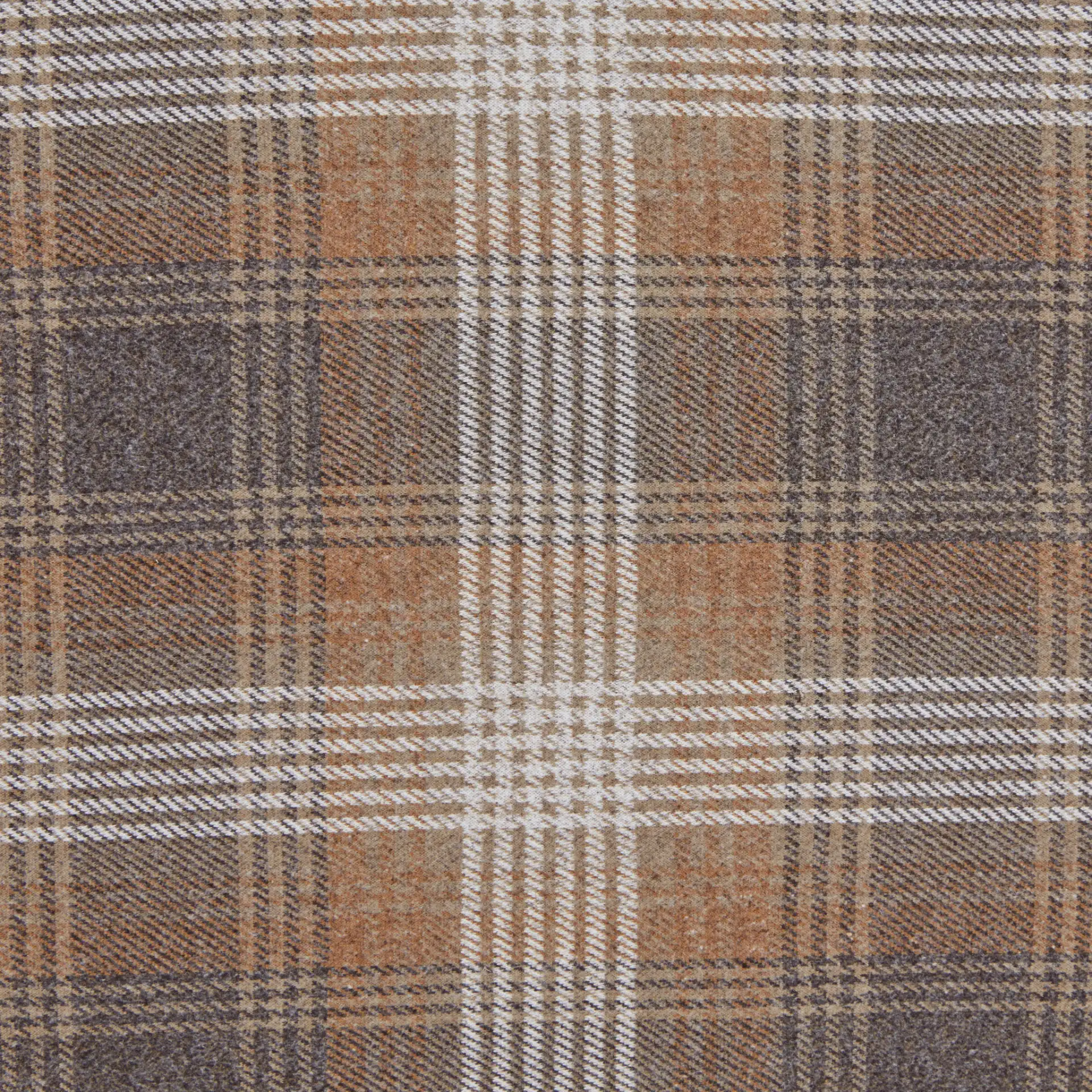 Olsen Caster Leg Accent Chair in Brown / Dark Brown Oak, detail view