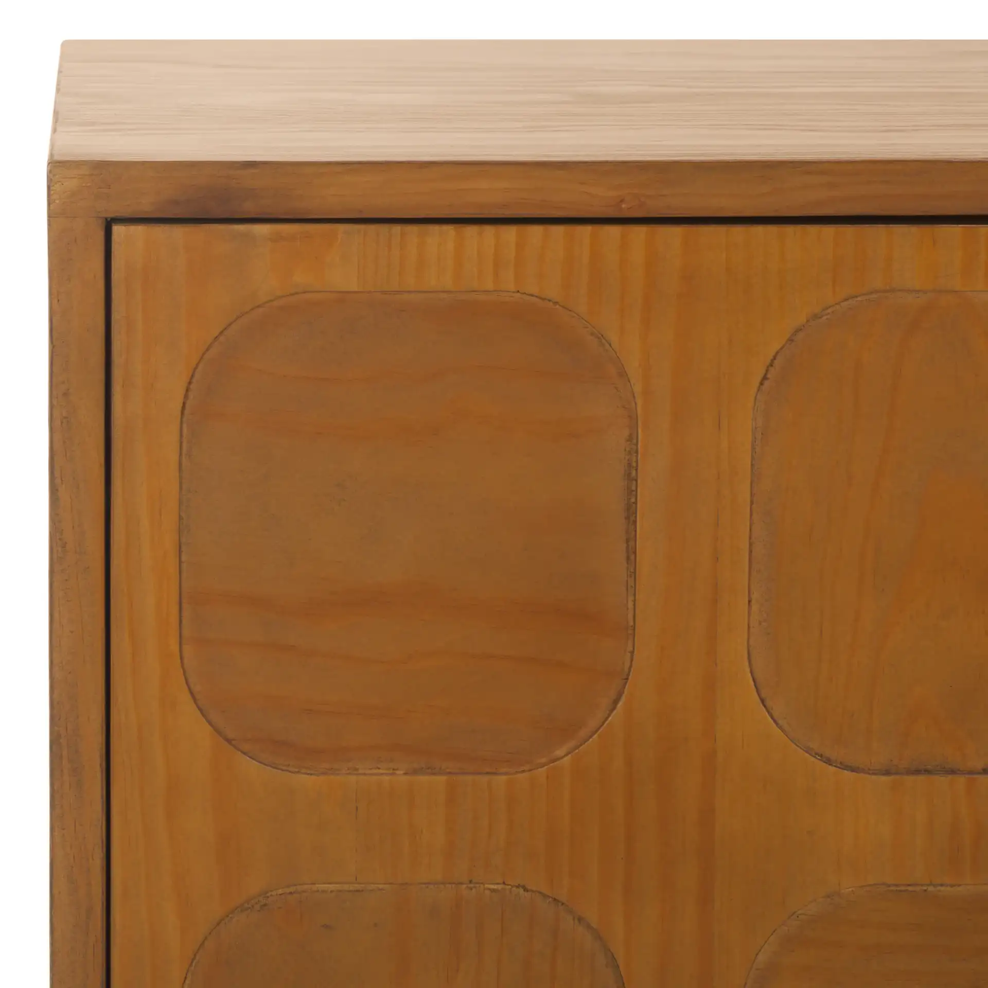 Benedict Wood Sideboard in Natural in a styled room