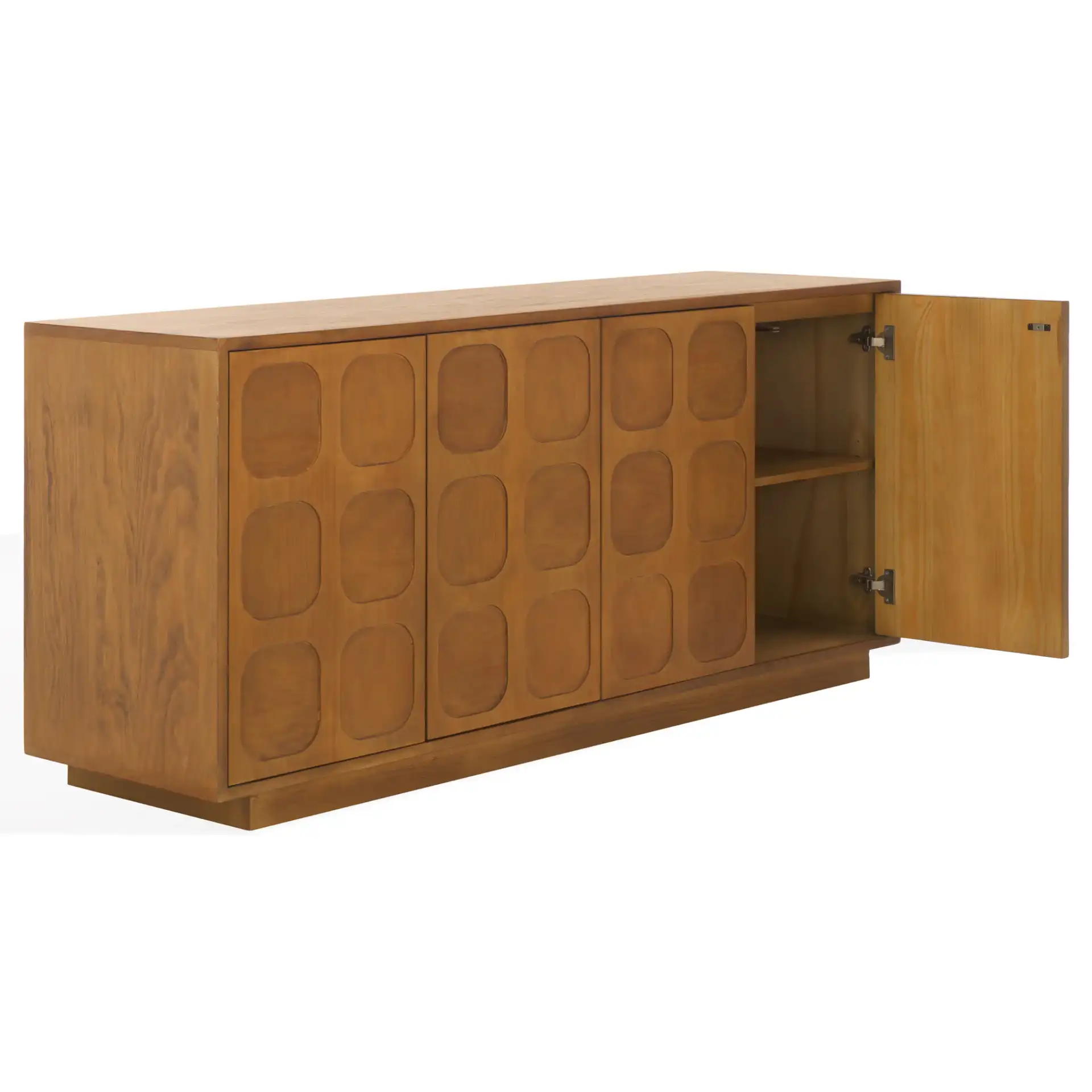 Benedict Wood Sideboard in Natural, detail view