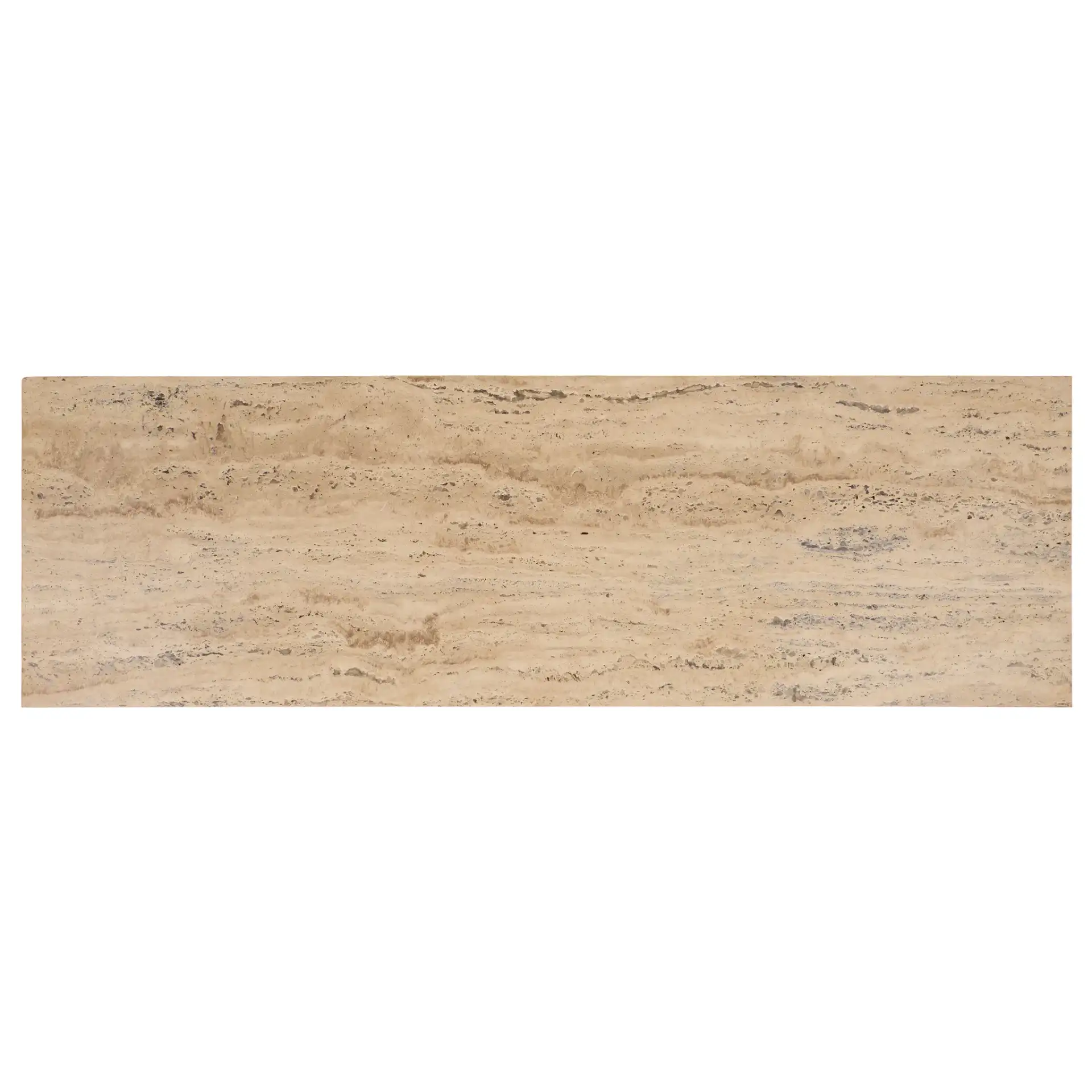 Debrianna Travertine Sideboard in Natural / Travertine, detail view