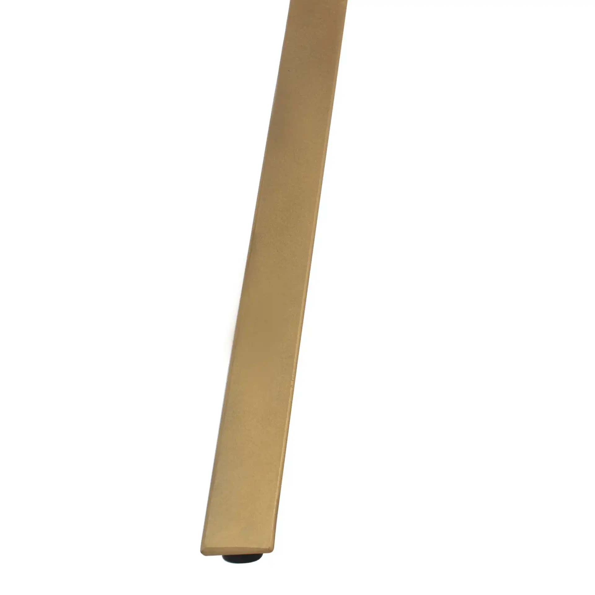 Barron Rectangle Dining Table in Natural / Gold, detail view