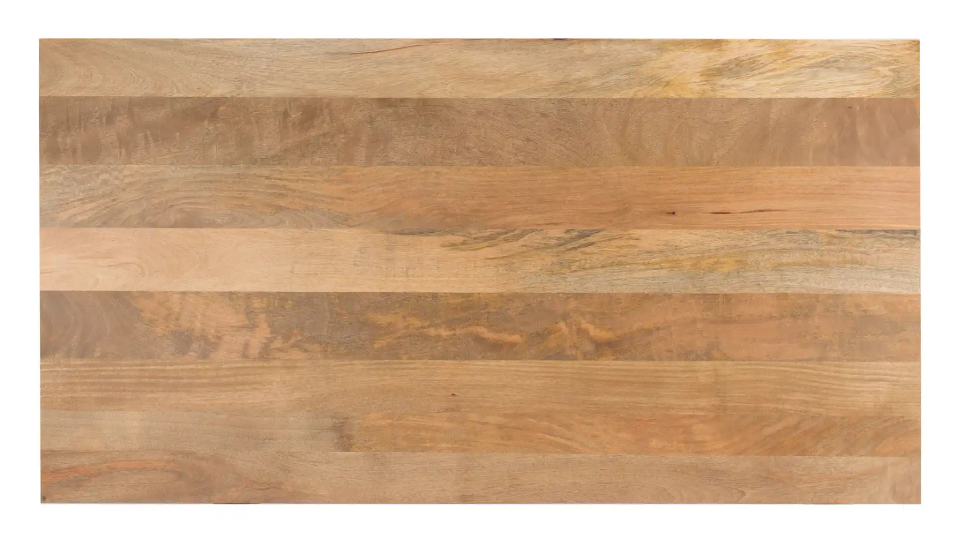 Barron Rectangle Dining Table in Natural / Gold, detail view