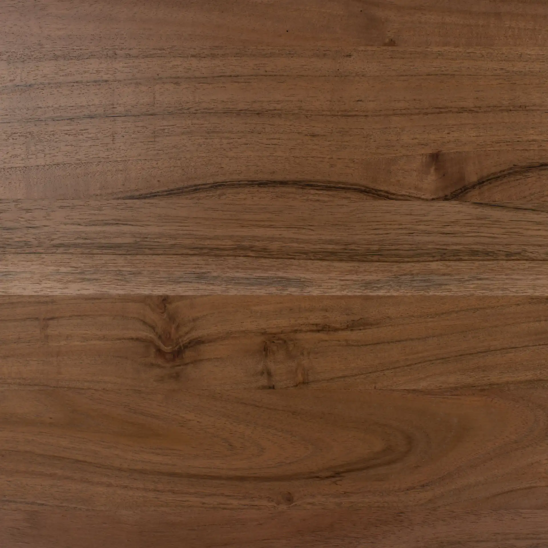 Dakota Rectangle Dining Table in Walnut / Gold, detail view