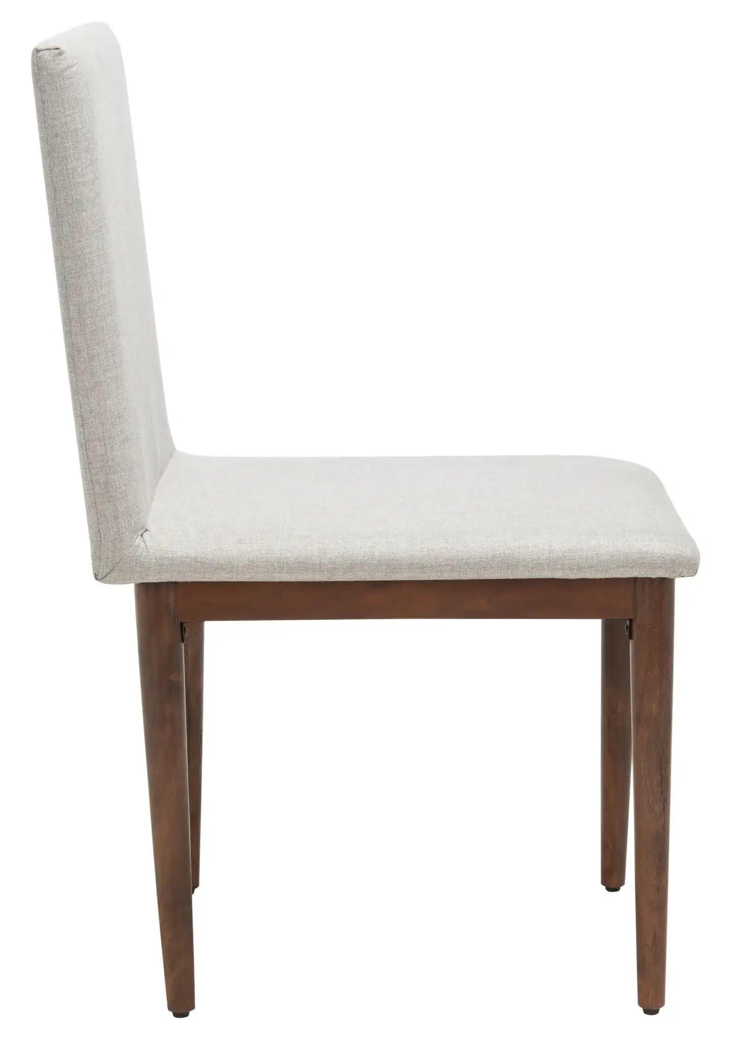 Milana Dining Chair (Set of 2) in Walnut / Light Gray