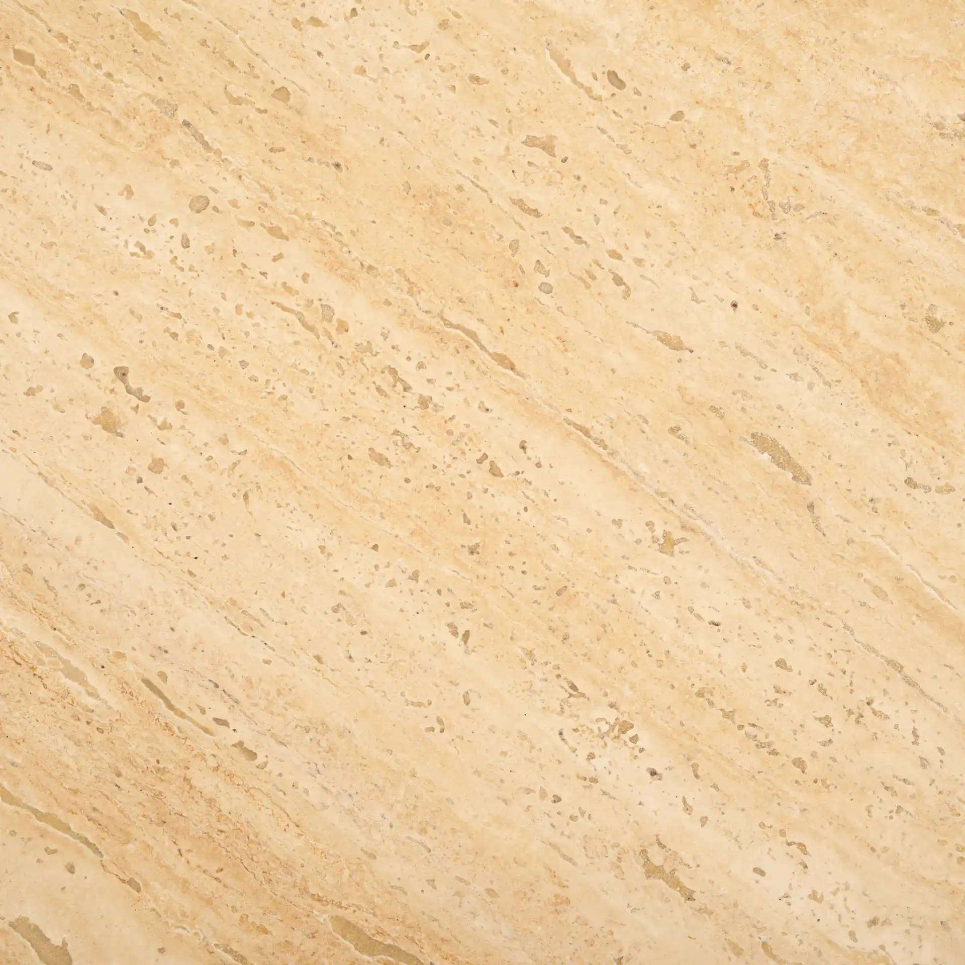 Trinsly Travertine Dining Table in Natural / Travertine, detail view