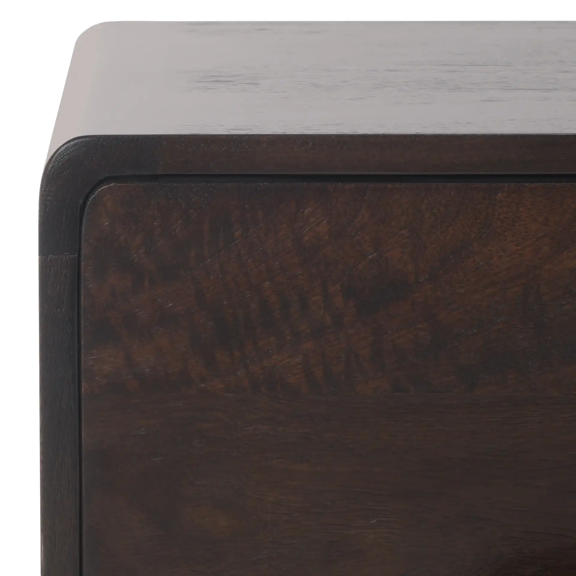 Jennamira Wood Sideboard in Dark Brown in a styled room