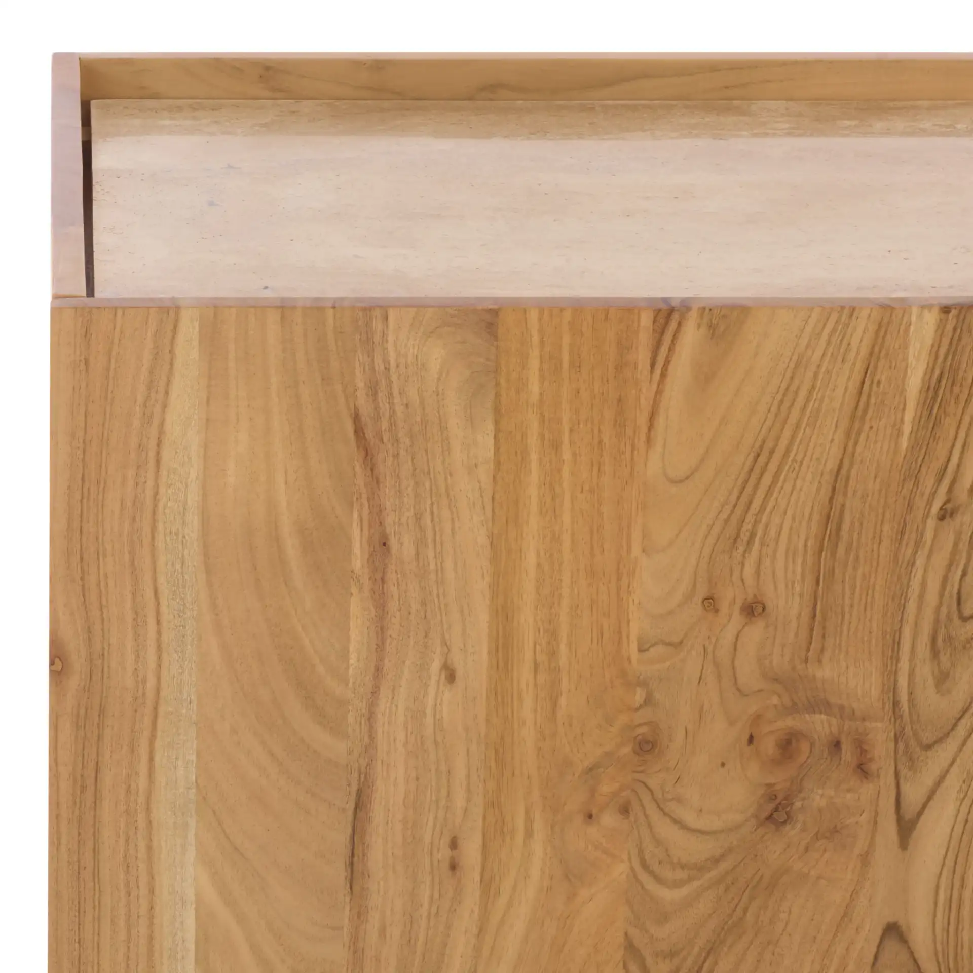 Ashlietta Travertine Sideboard in Natural / Travertine in a styled room