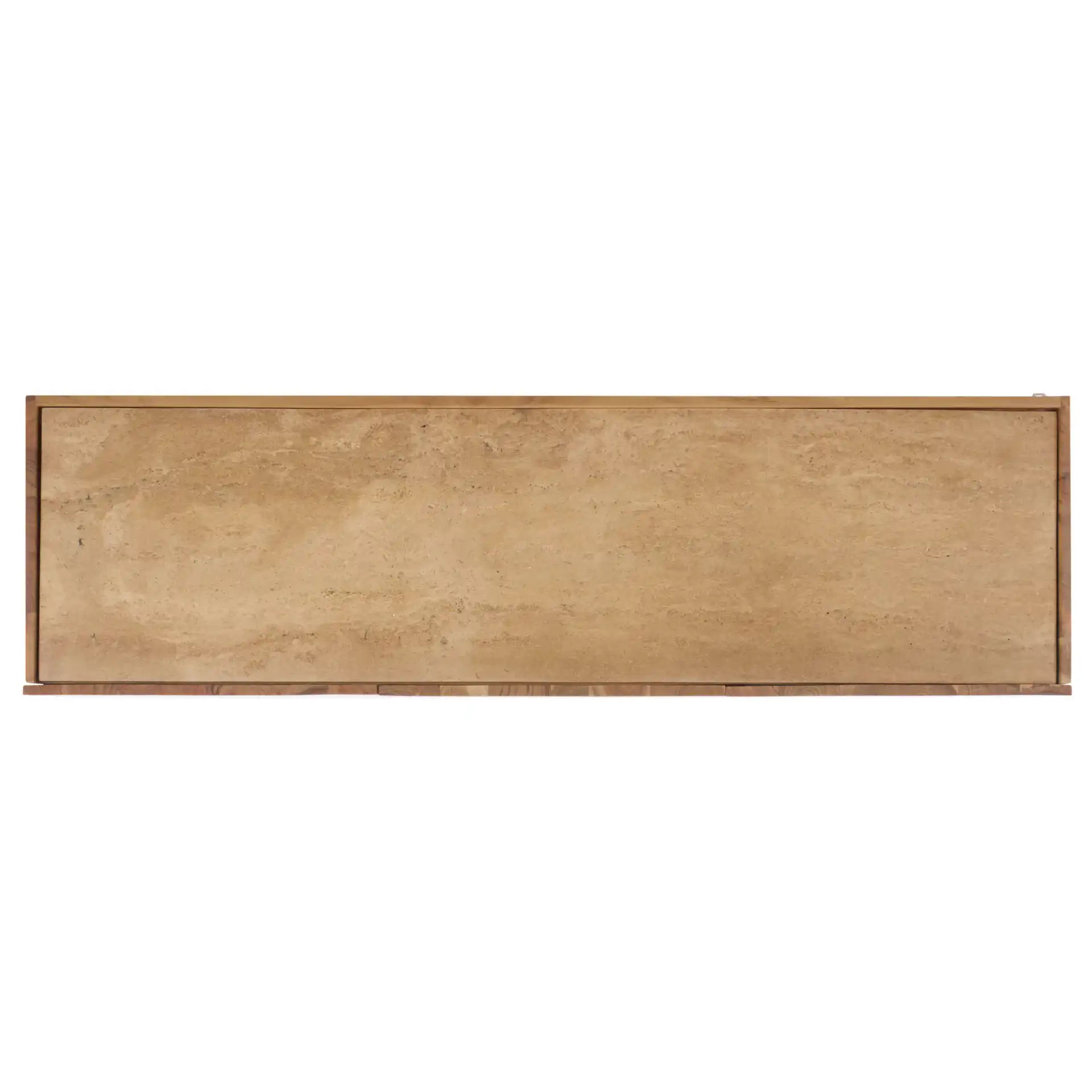 Ashlietta Travertine Sideboard in Natural / Travertine, detail view