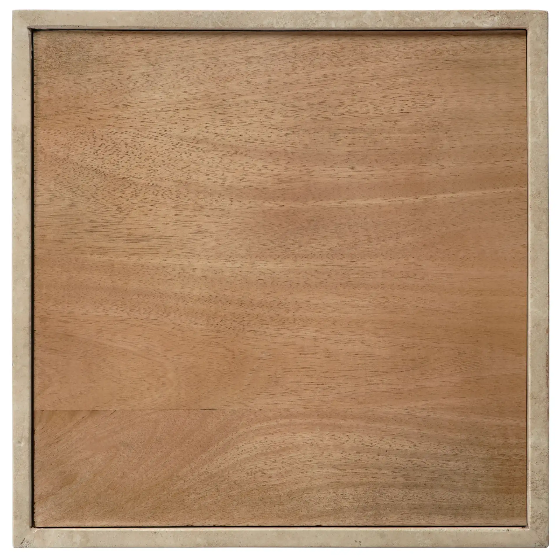Leslianne Travertine Accent Table in Natural / Travertine, detail view