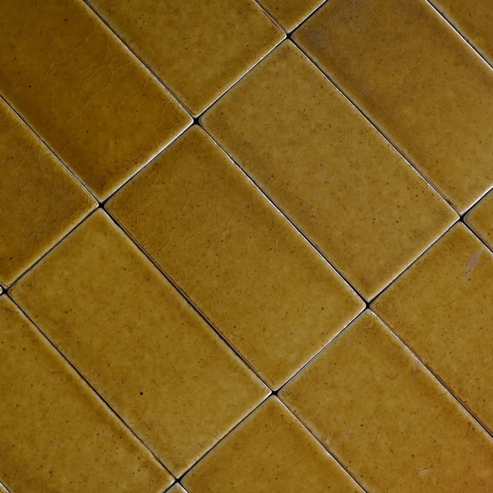 Kaylina Tile Top Coffee Table in Brown / Walnut, detail view