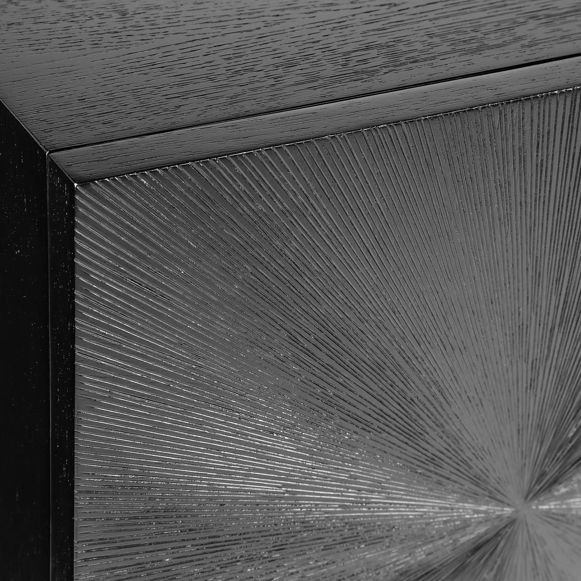 Zena Buffet in Black in a styled room