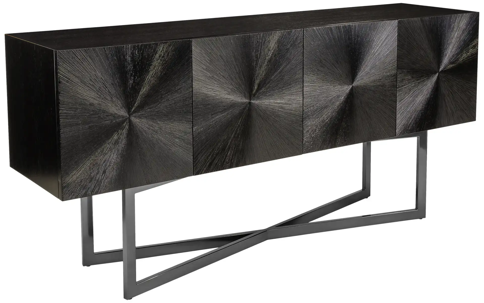 Zena Buffet in Black, detail view