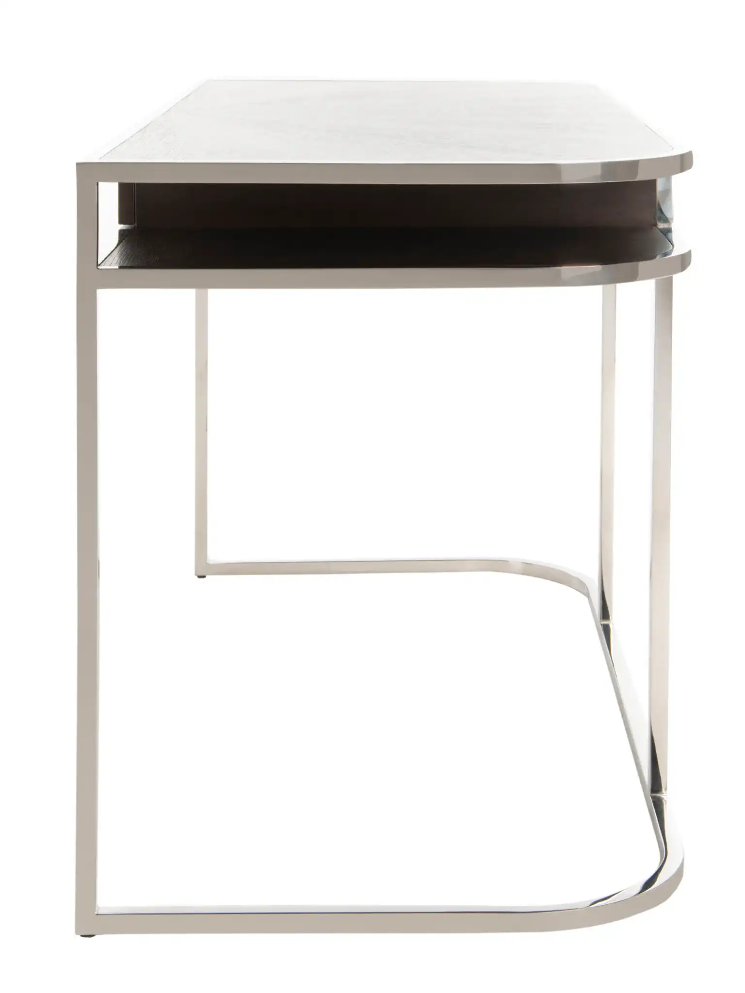 Julian Desk in Espresso / Steel, detail view