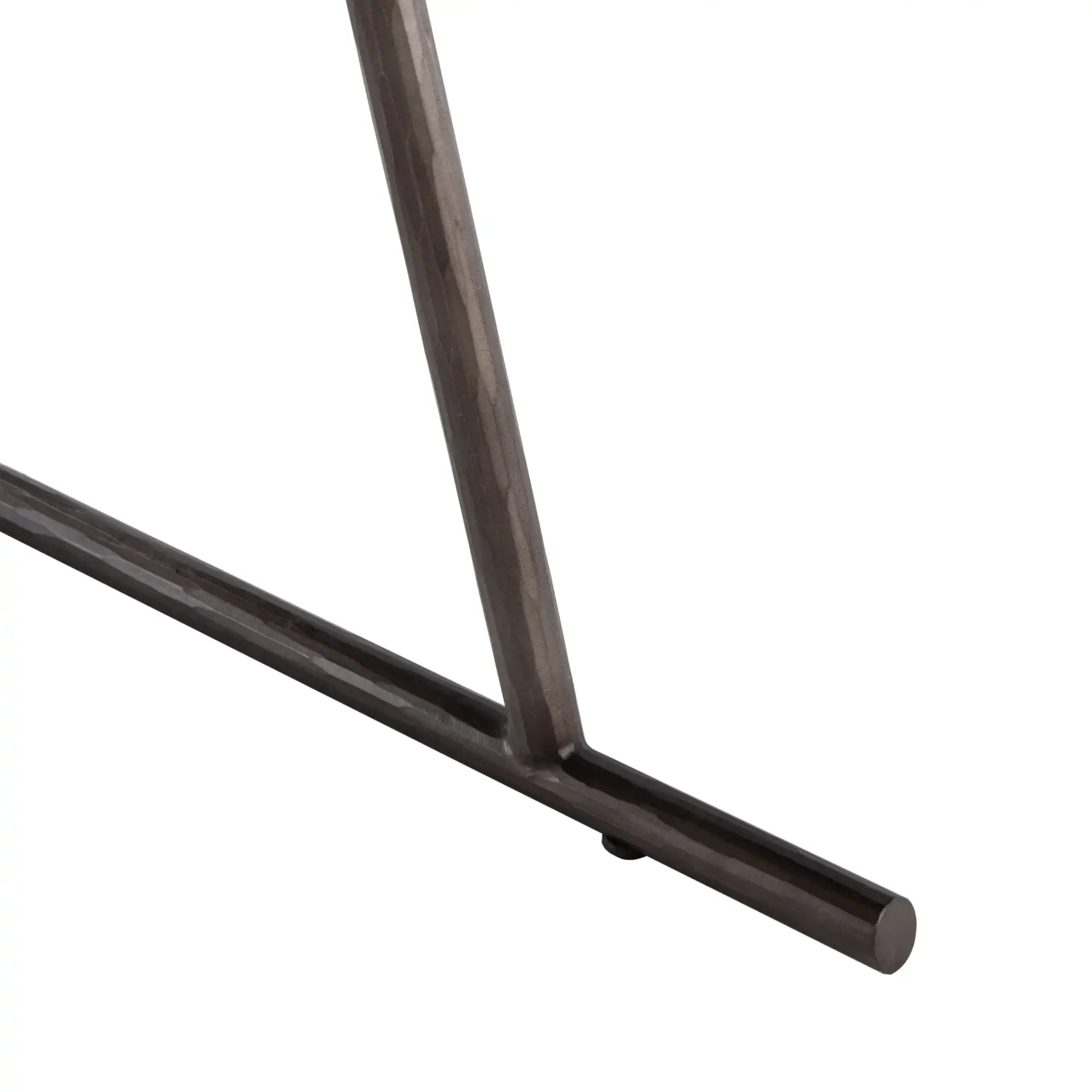 Ferrell Modern Wood Desk in Dark Walnut, detail view
