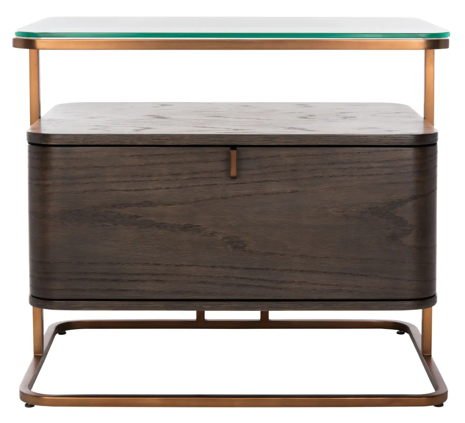 Johnson One-Drawer Nightstand in Dark Walnut