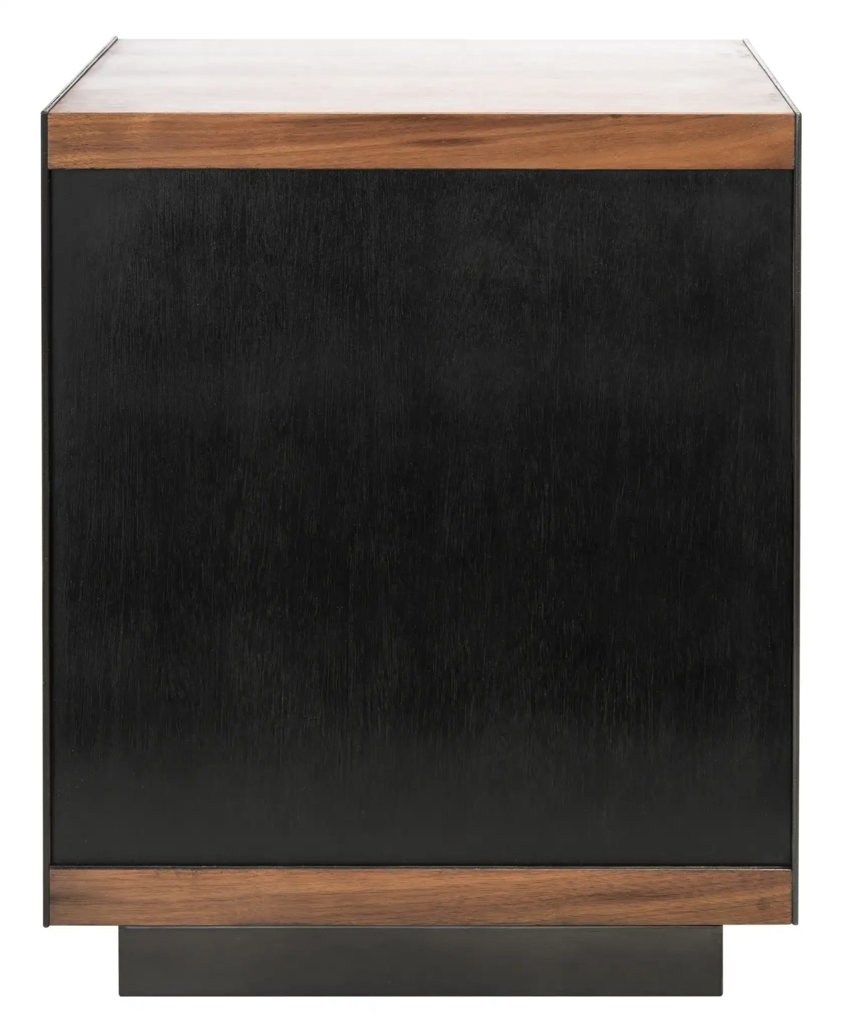 Lawrence One-Drawer Nightstand in Walnut, detail view