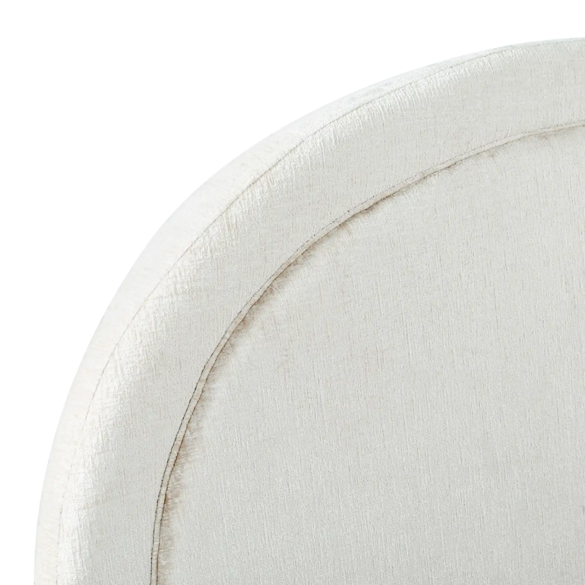 Kaylilly Chenille Bed in Cream / Black in a styled room
