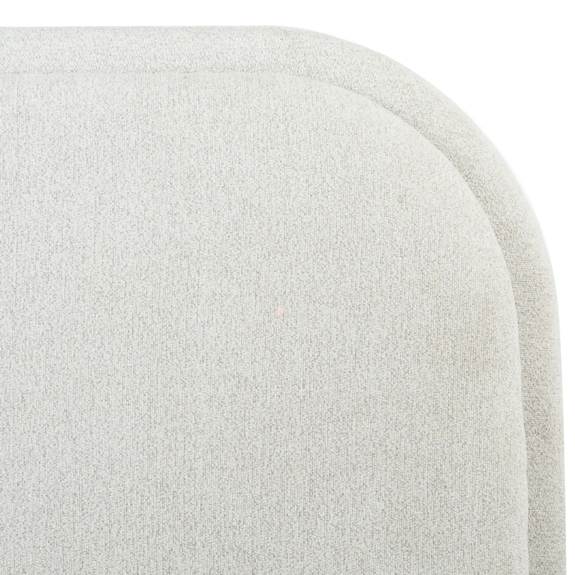 Roberto Chenille Bed in Beige / Walnut in a styled room
