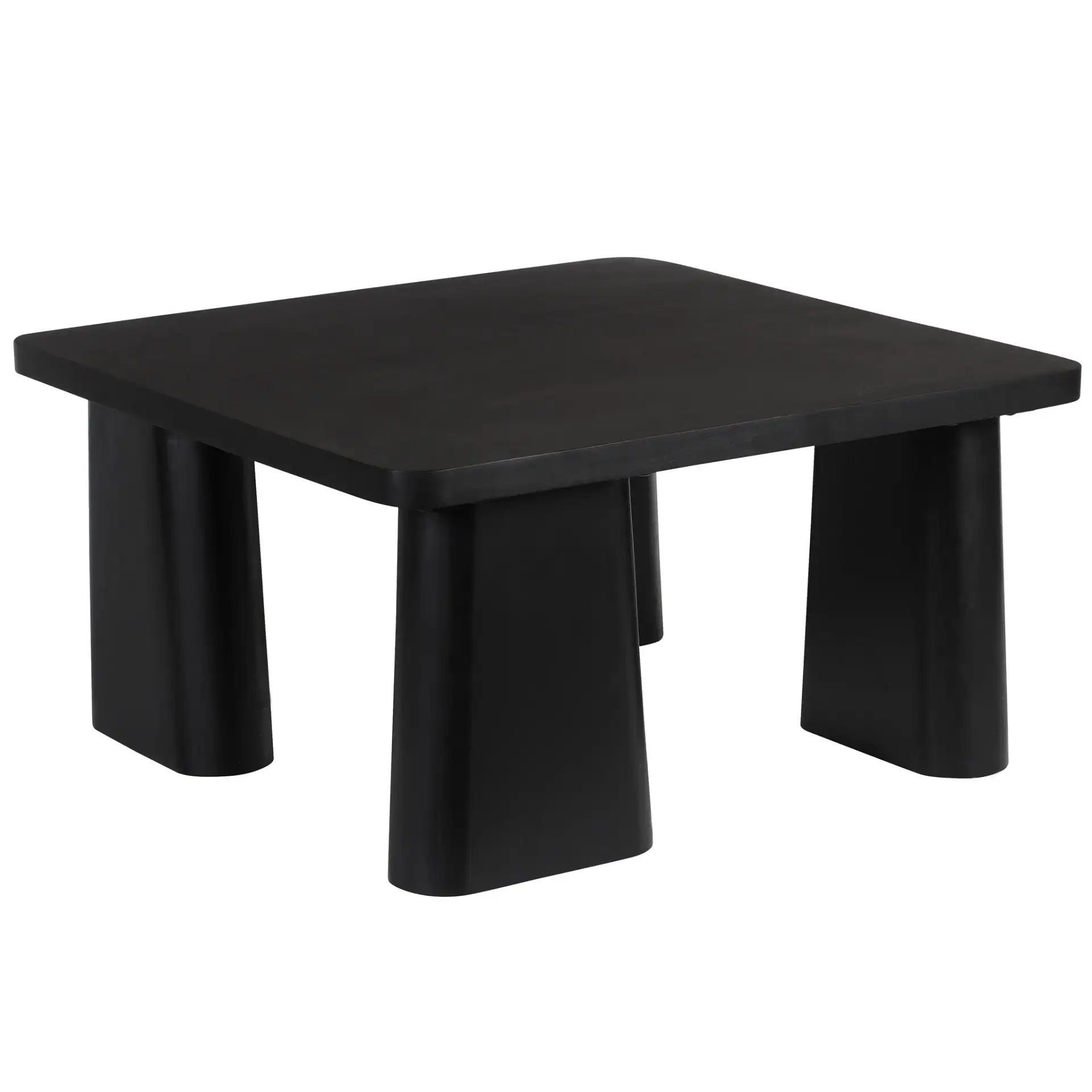 Martinelli Wood Coffee Table in Natural, detail view