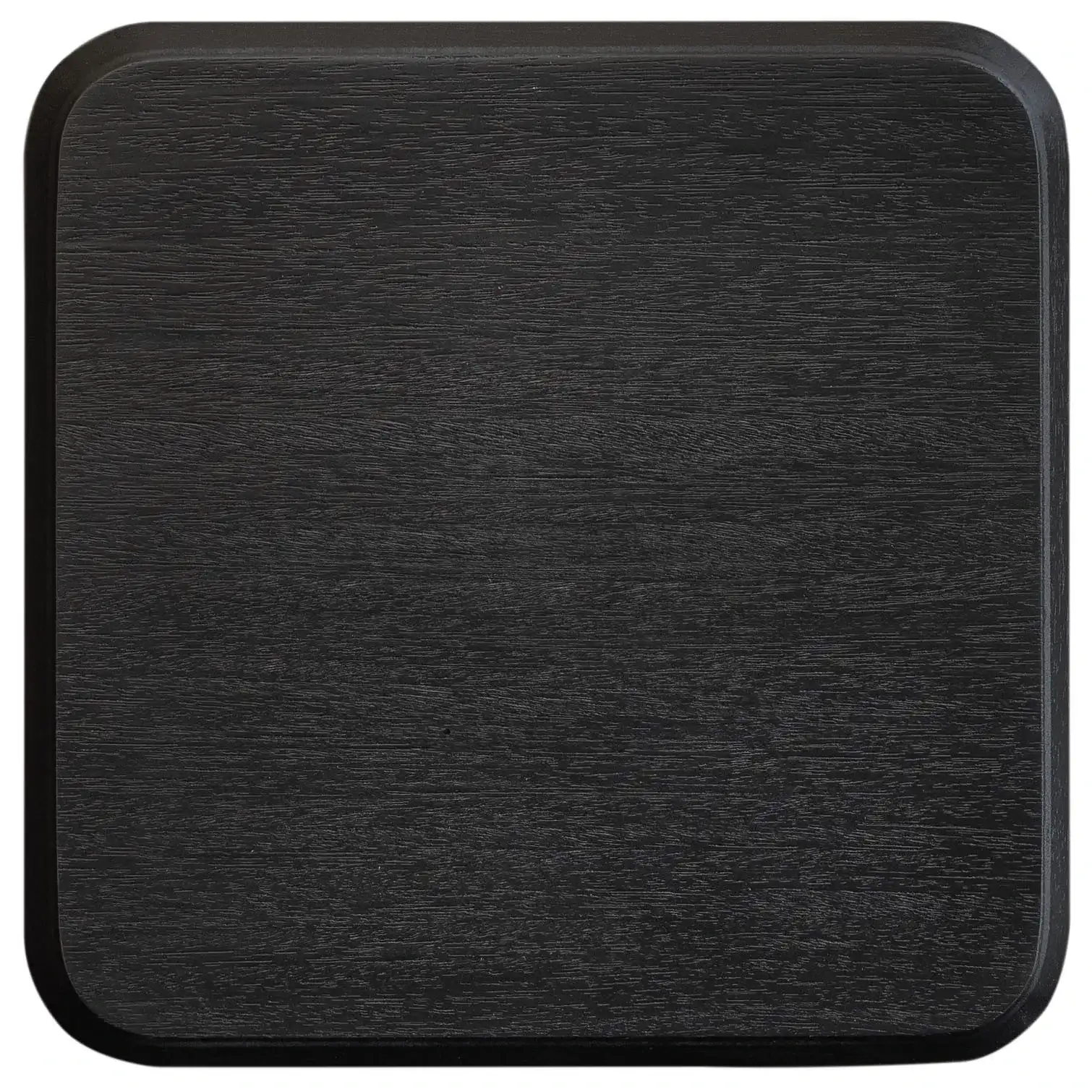 Penelope Wood Accent Table in Black, detail view