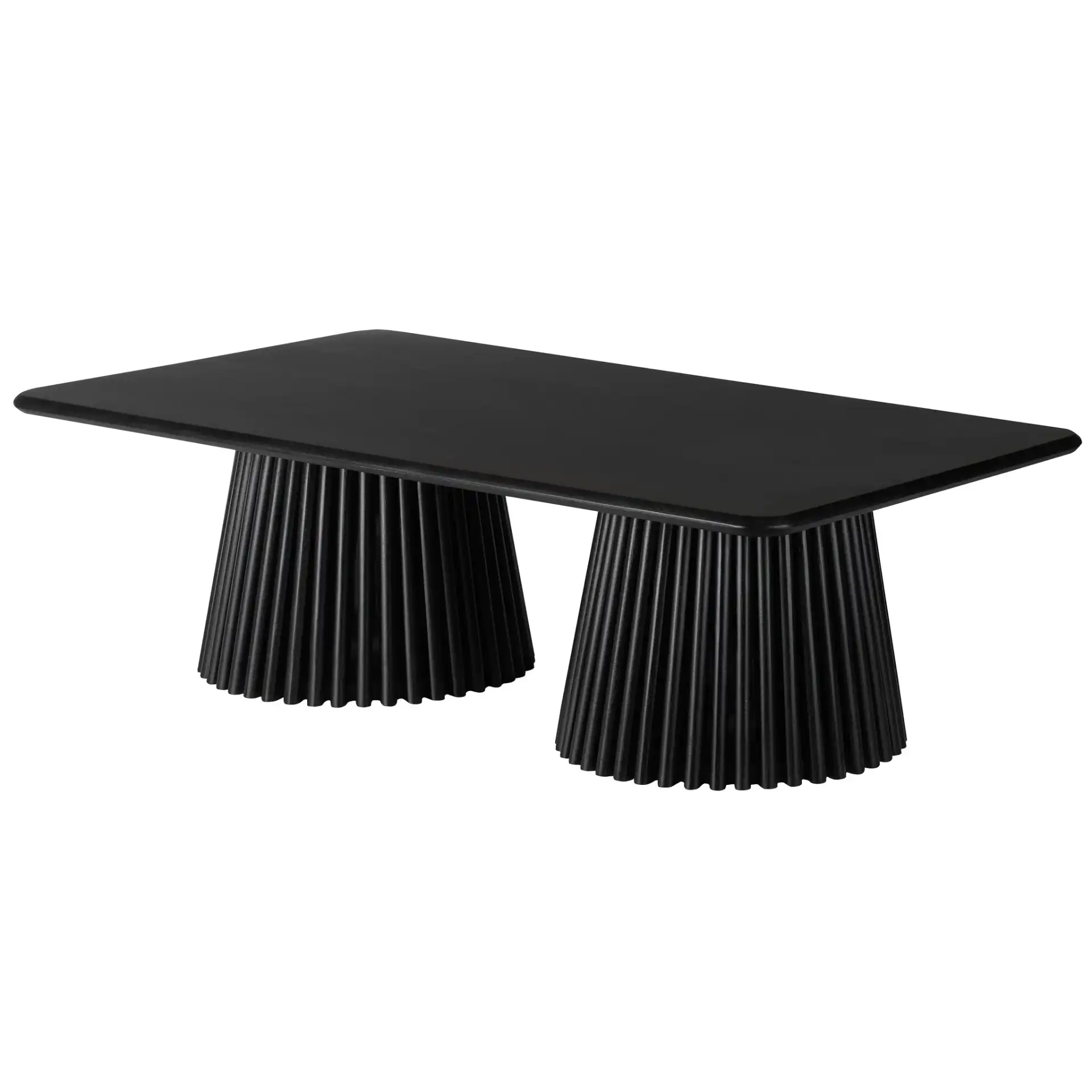 Penelope Wood Coffee Table in Natural, detail view